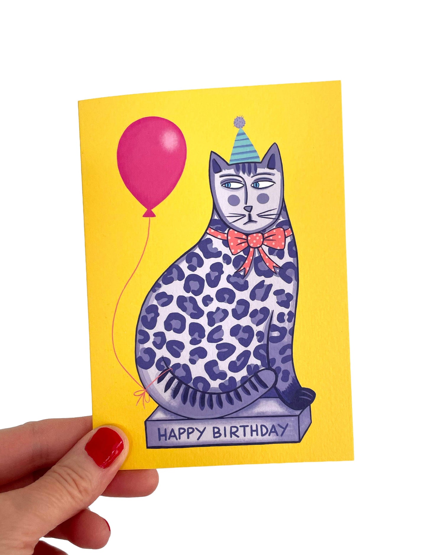 Sustainably sourced birthday card with Kraft envelope