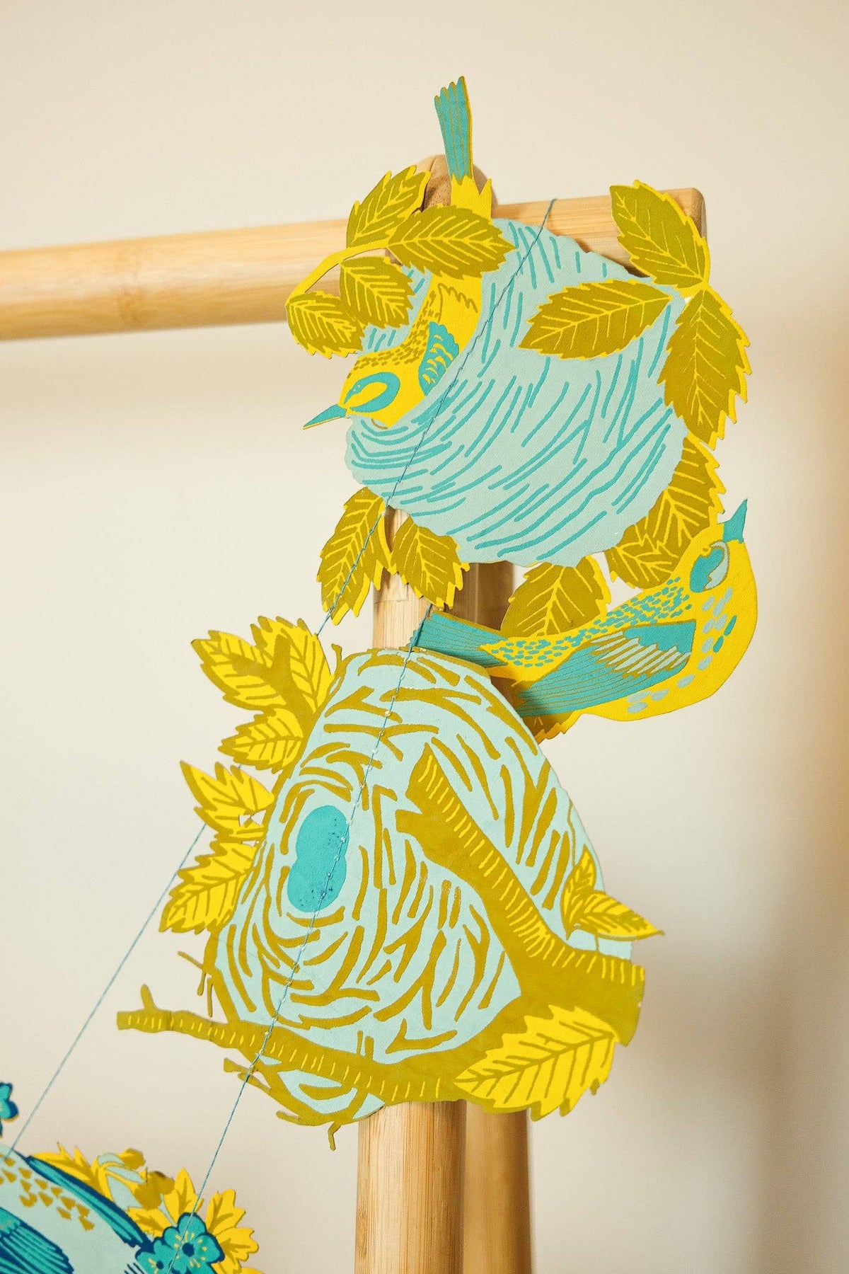 Eco-friendly Easter paper bunting