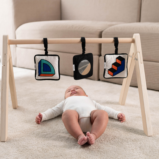 Etta Loves x Walala Sensory Hanging Squares triple pack for baby development