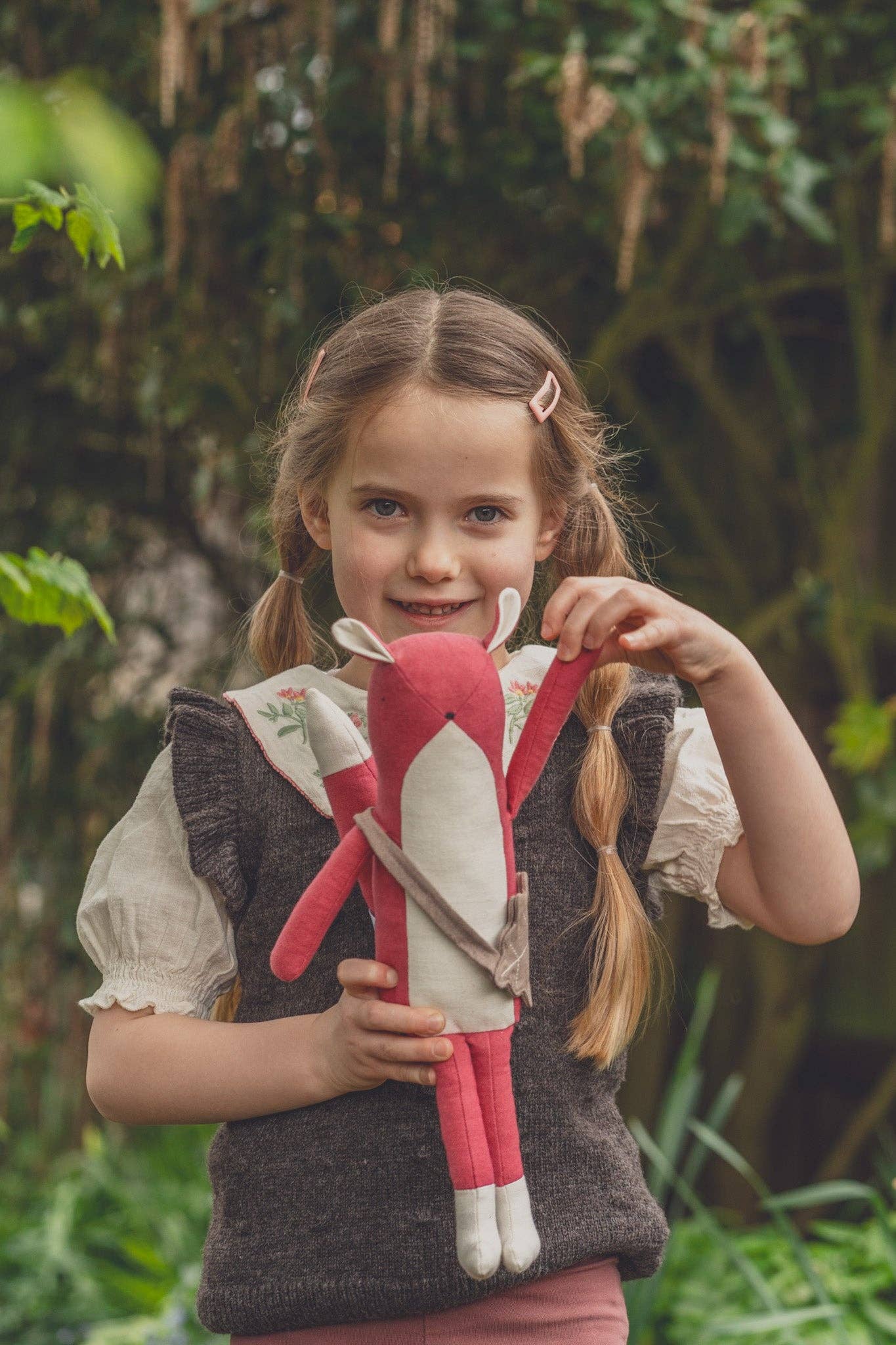 Florence the Fox, a sustainable woodland friend for children