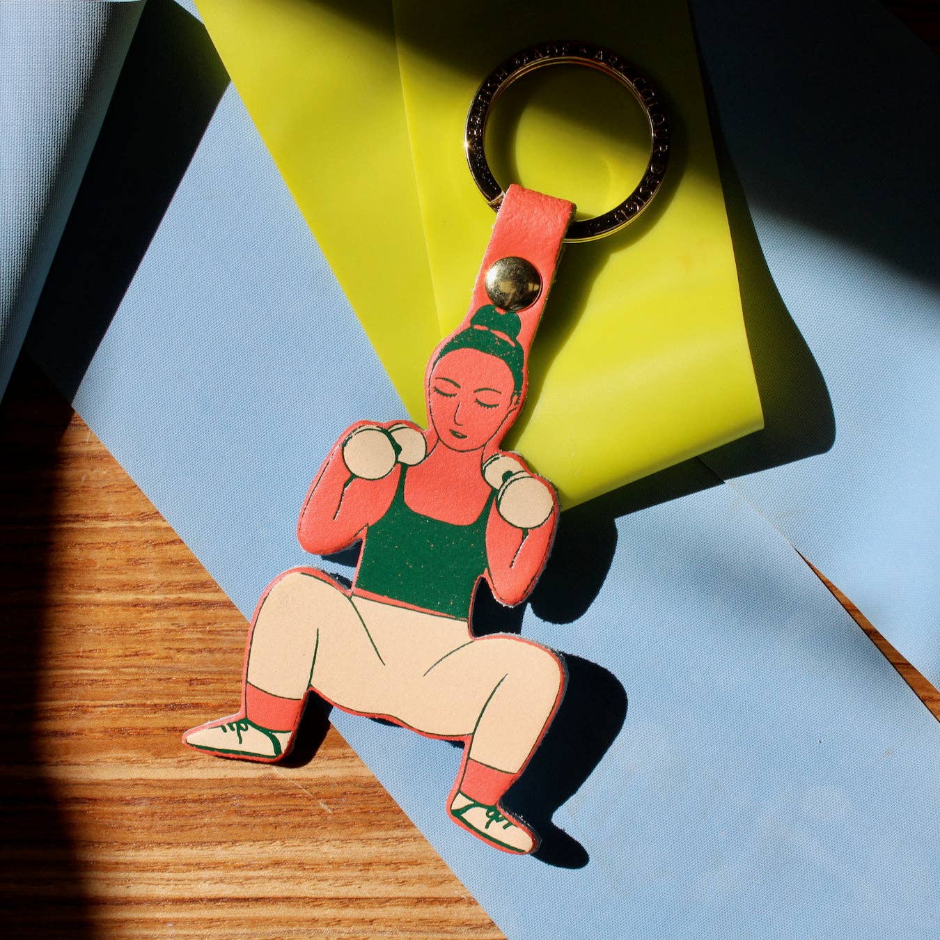 Feeling Strong key fob lifestyle shot