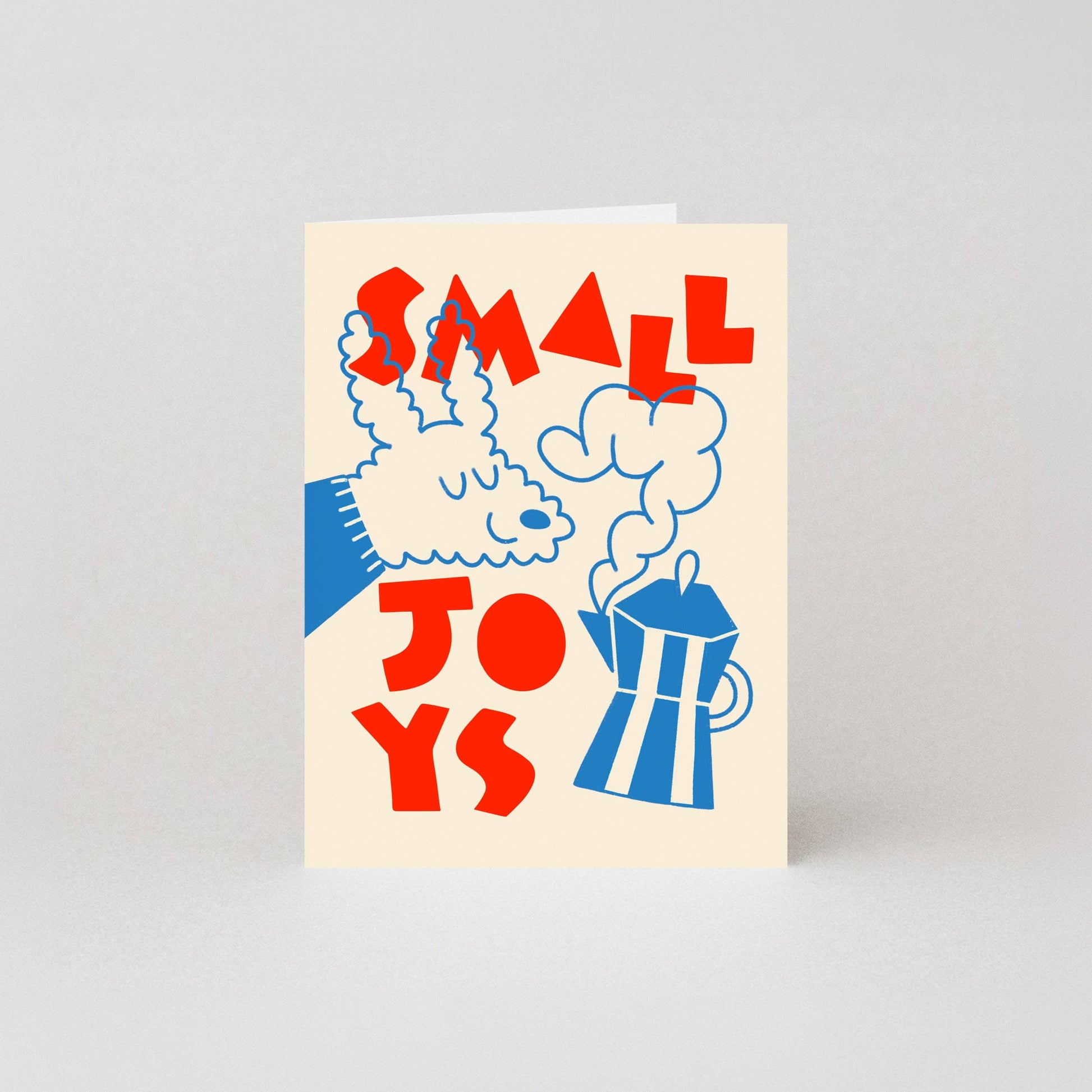 Small Joys Mini Coffee Greeting Card by Studio Boketto