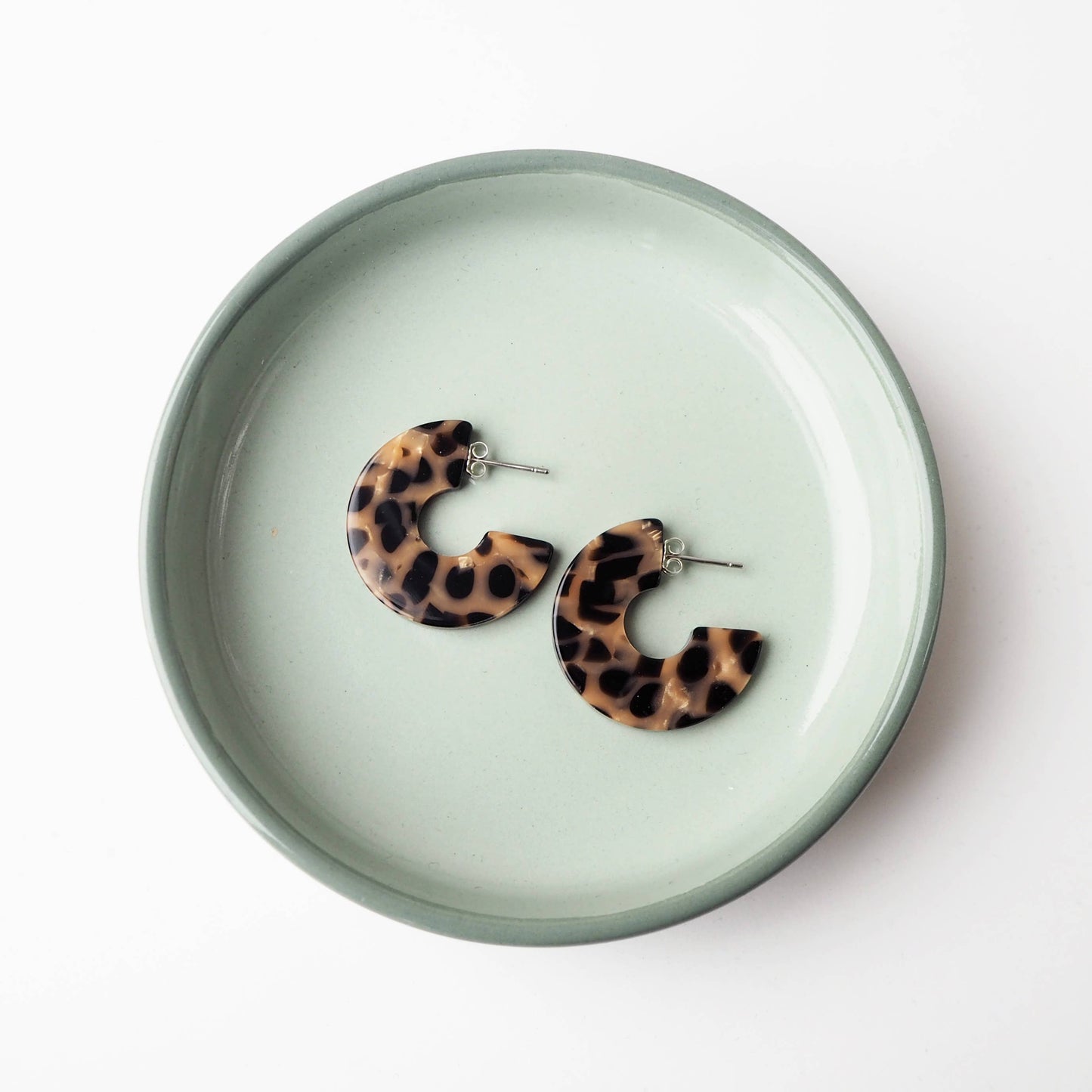 Karamell statement hoops complete with flat packed biodegradable gift box