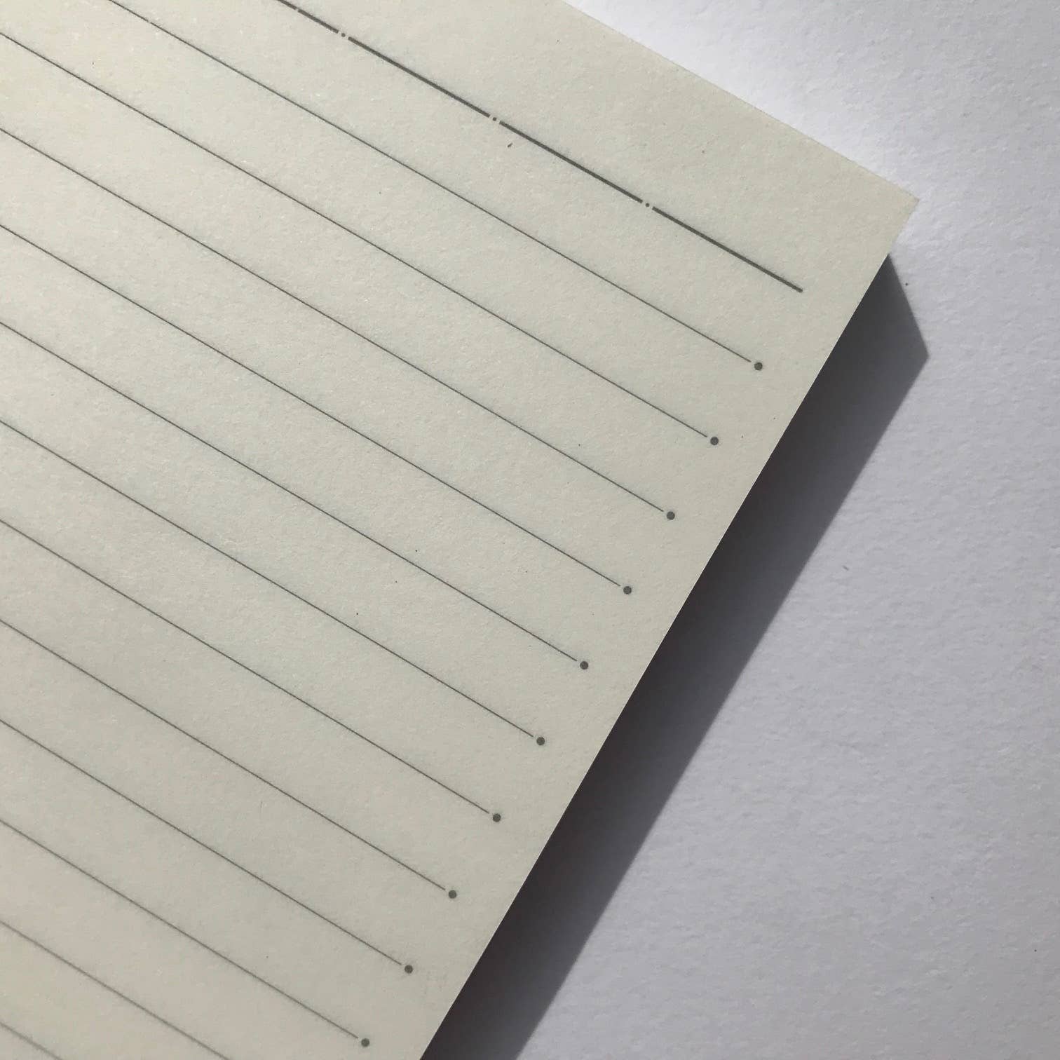 Inside blank pages of the Bass A6 notebook