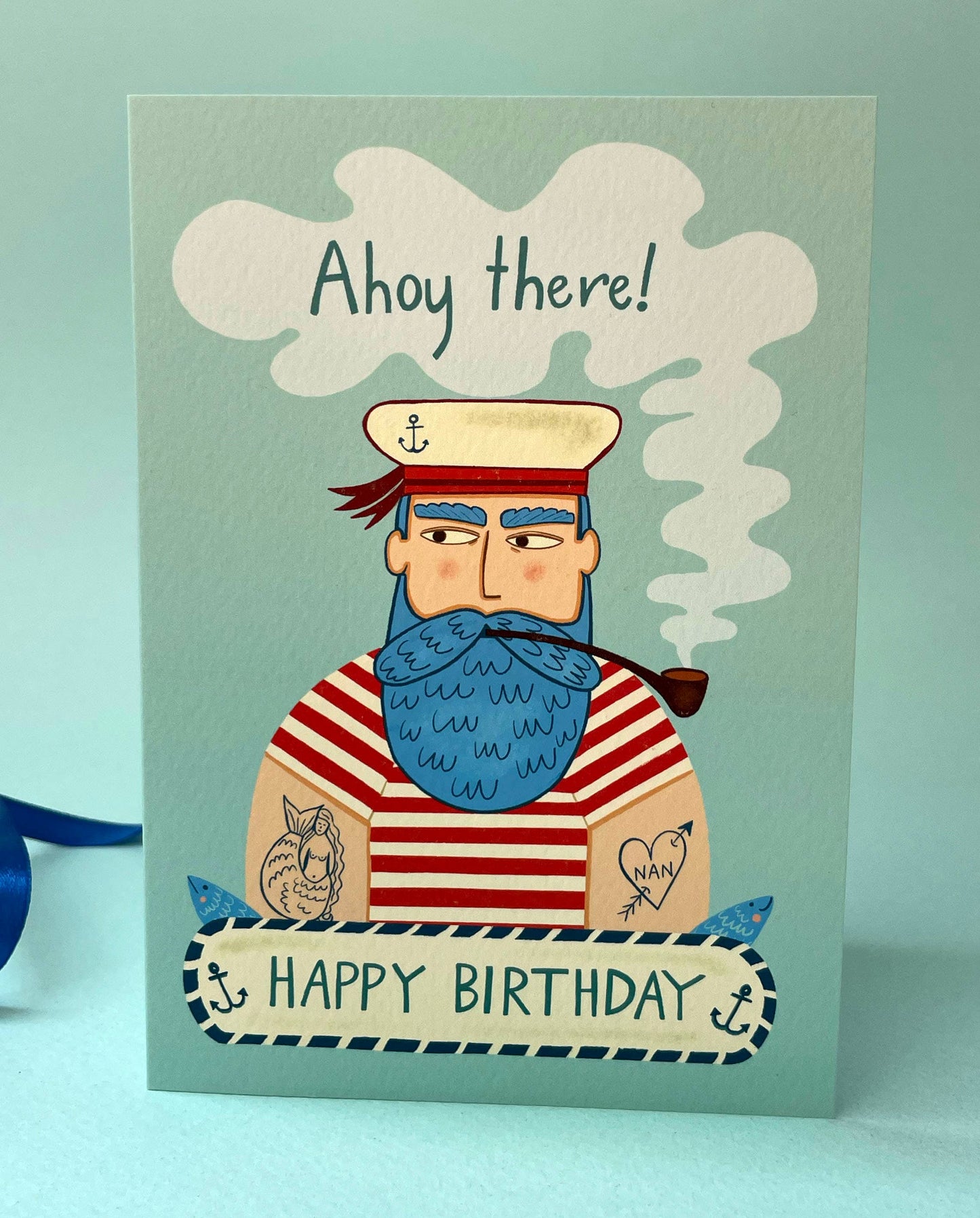 Sustainably sourced A6 birthday card with kraft envelope