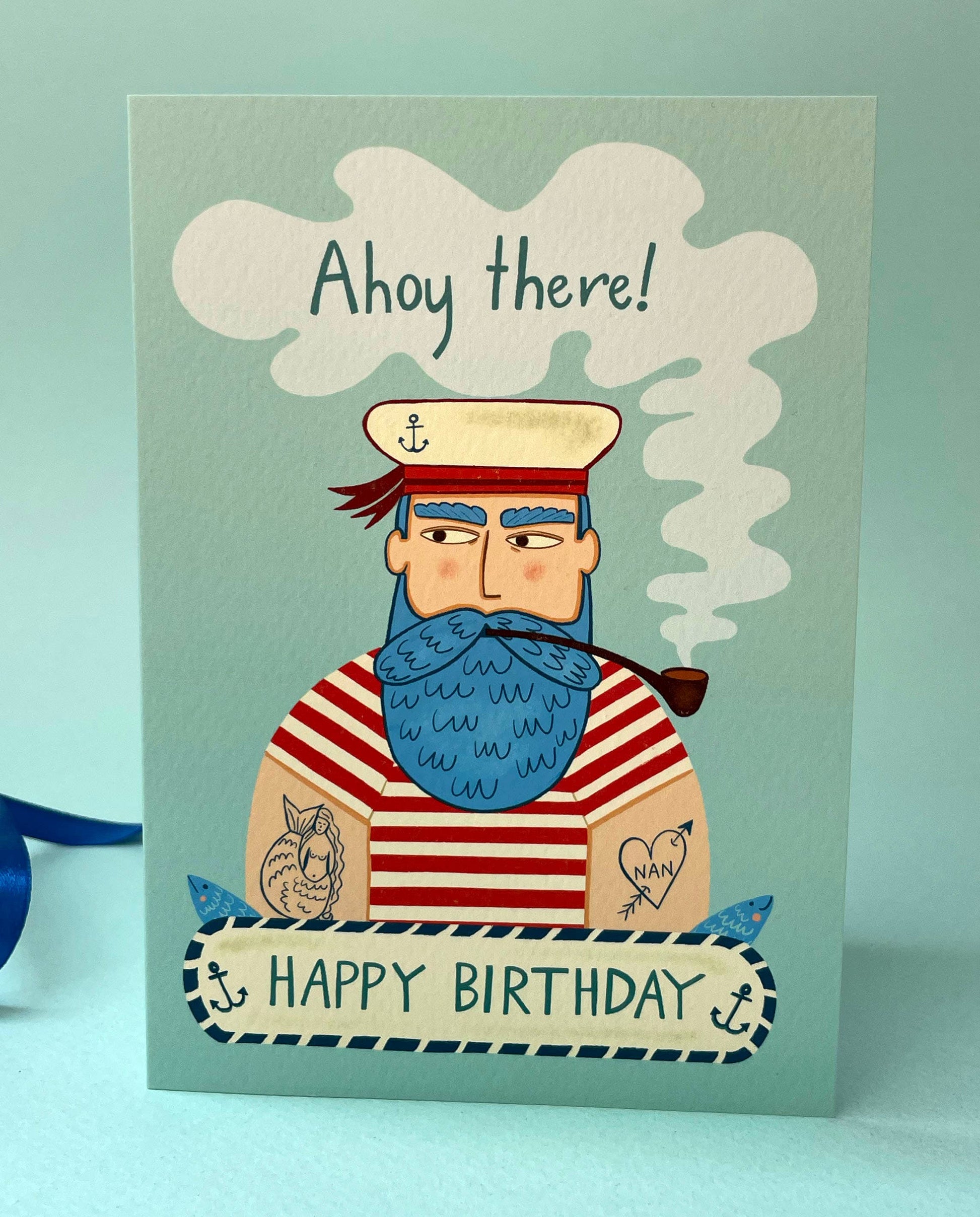 Sustainably sourced A6 birthday card with kraft envelope