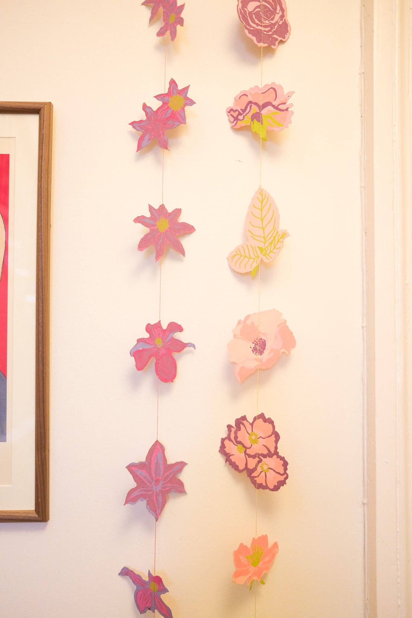 Clematis Vertical Wall Hanging