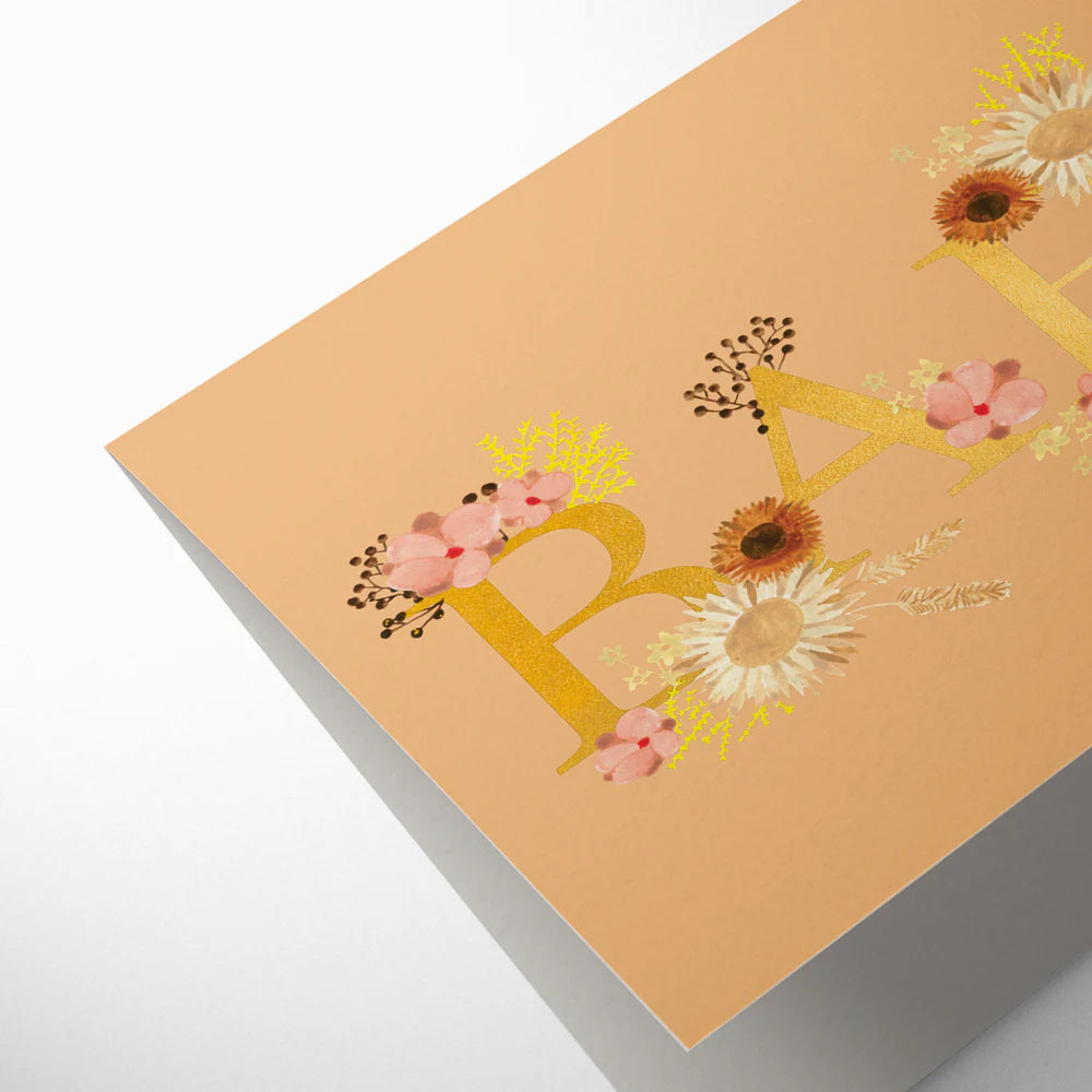 Sustainable Baby Bouquet greeting card by All the Ways to Say