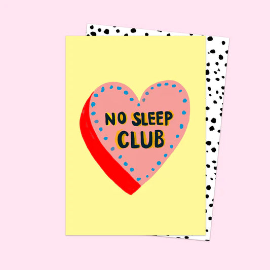 No Sleep Baby Card