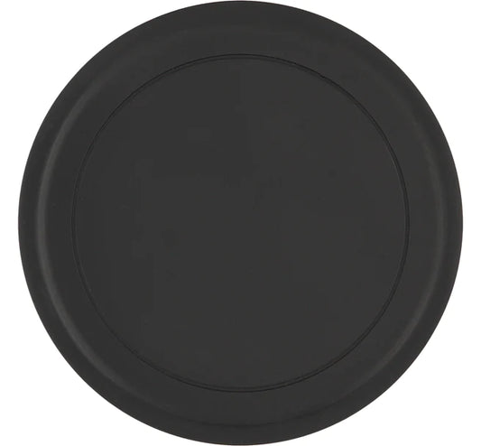 Metal Candle Plate - Jet Black