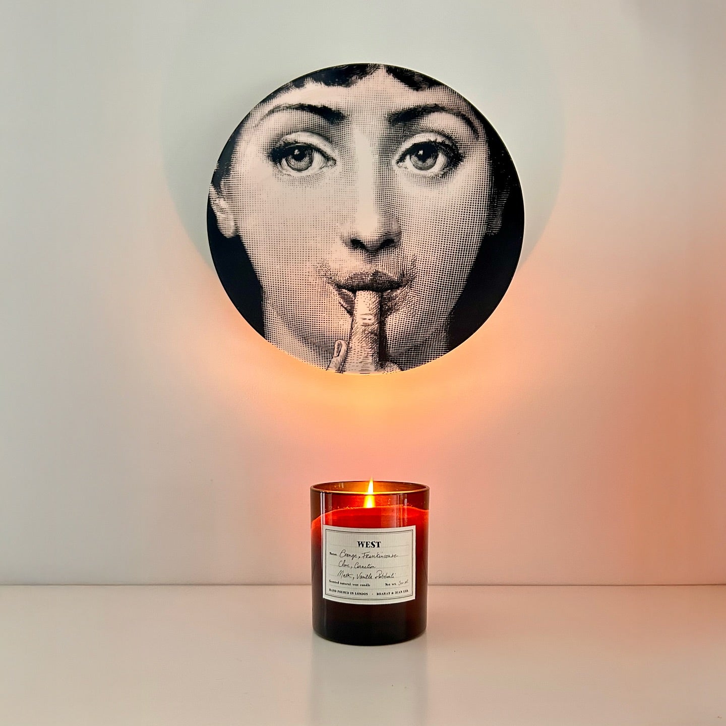 Sustainably sourced soy candle for autumn