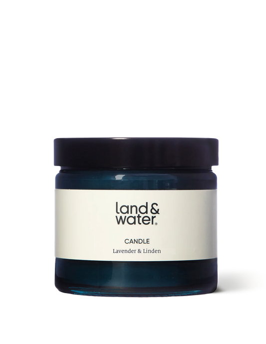 Hand-poured Lavender & Linden Vegan Candle from Cornwall