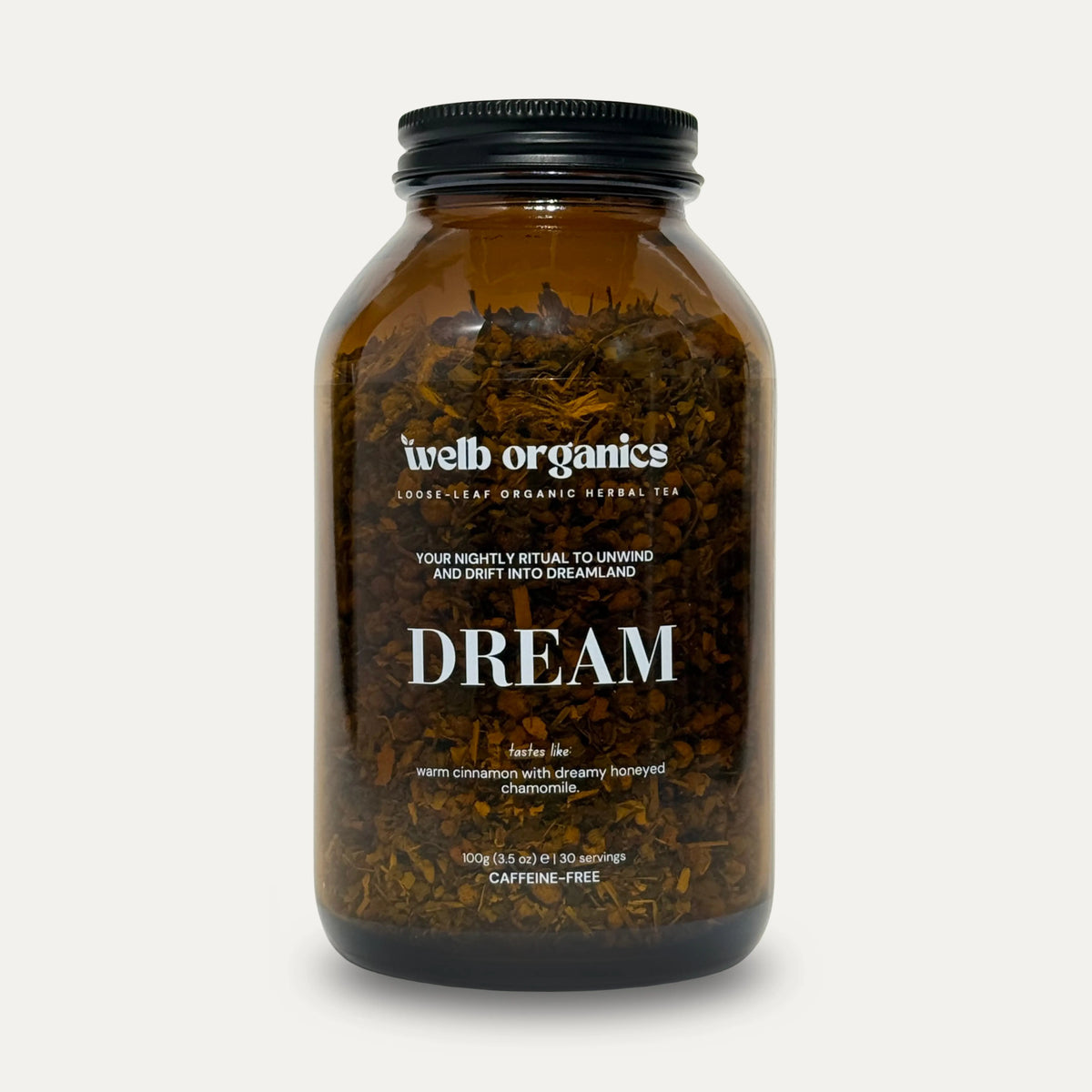 Welb Organic Dream tea packaging