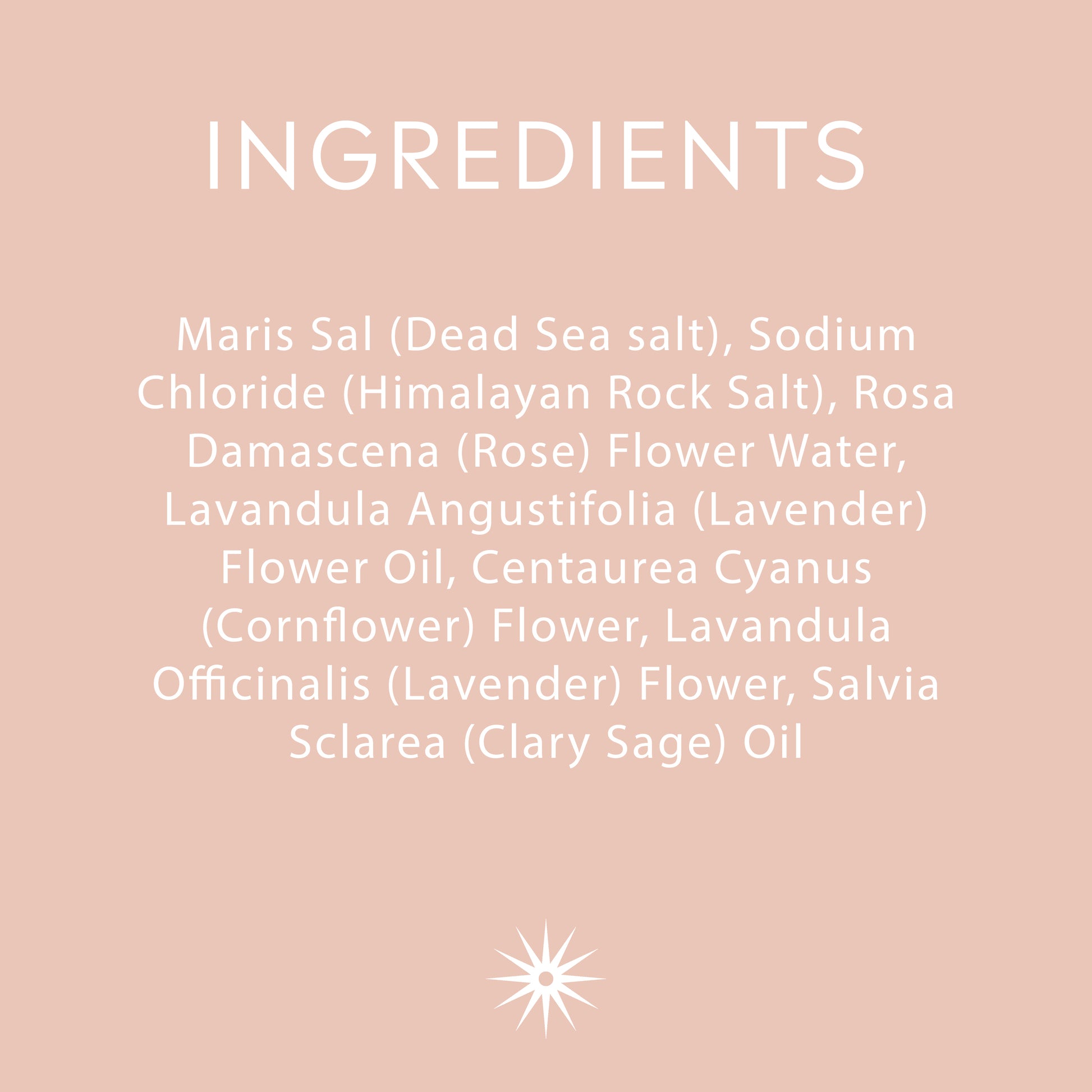 Beauty Sleep - Lavender & Rose Facial Steam Ingredients