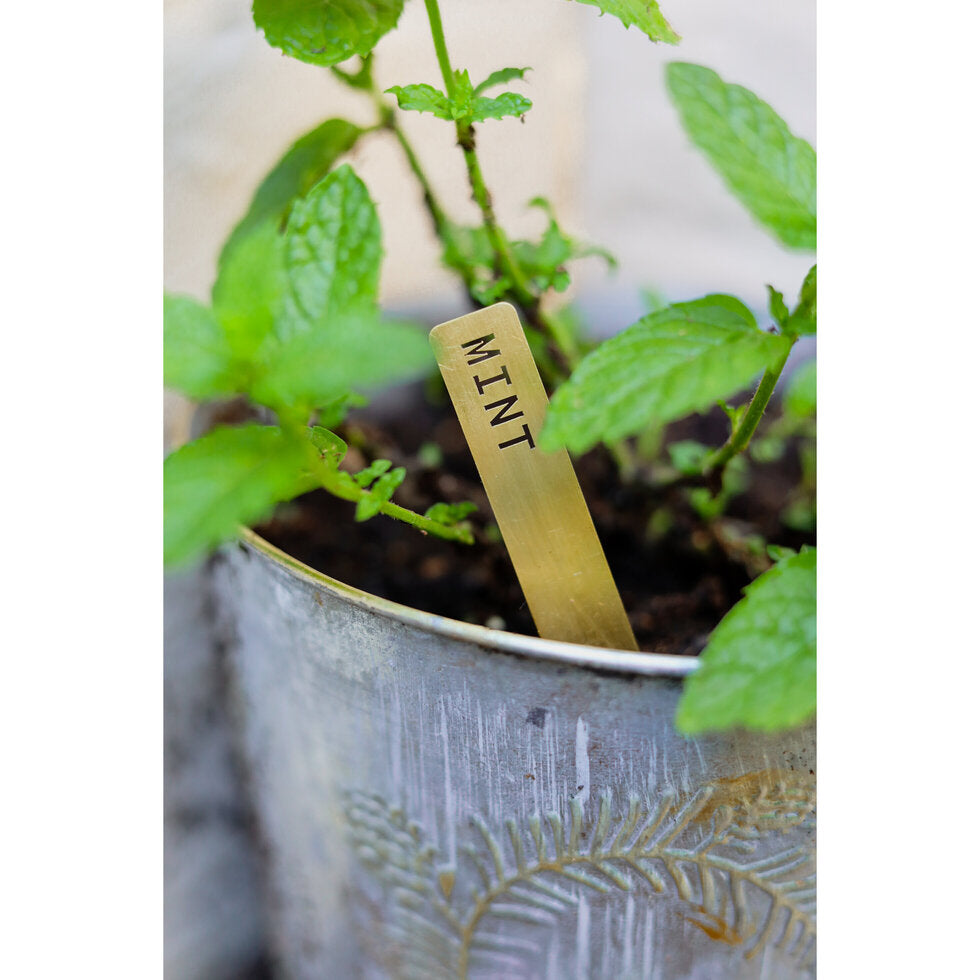 Brass Herb Markers
