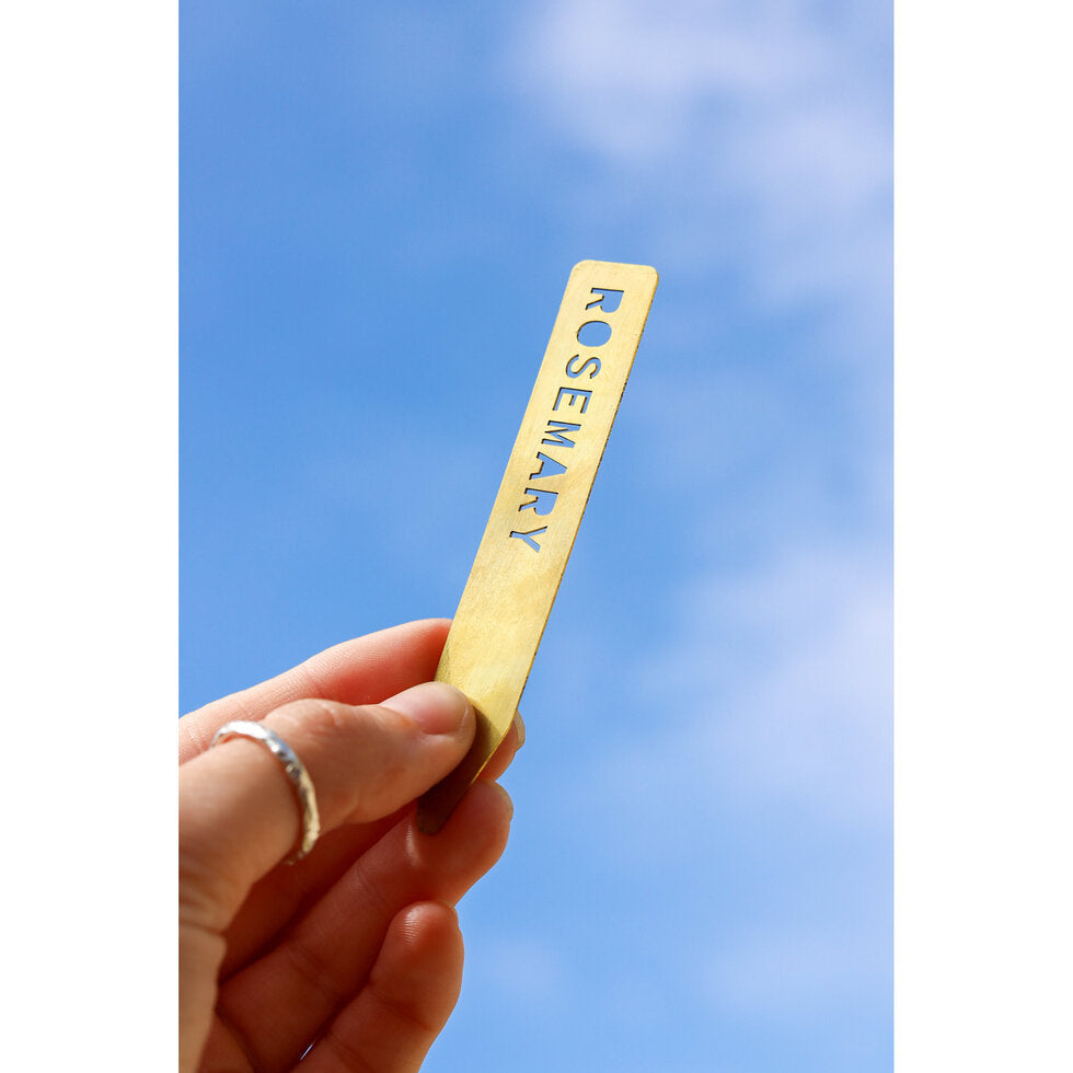 Brass Herb Markers
