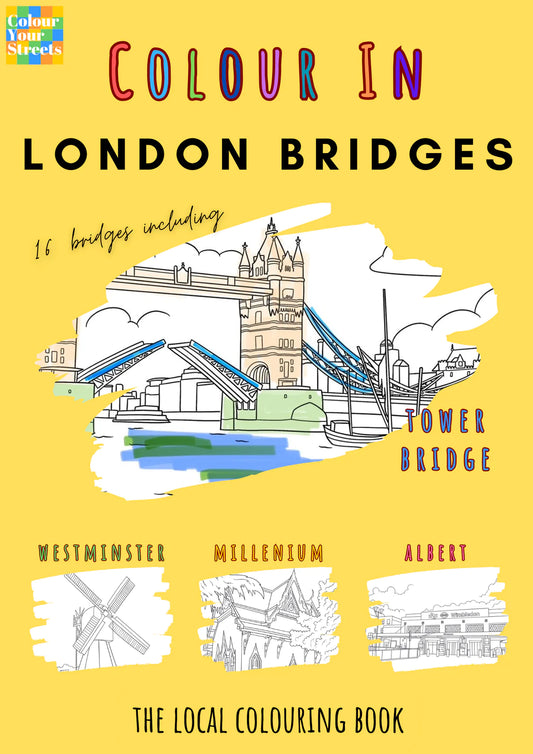 London Bridges Colouring Book