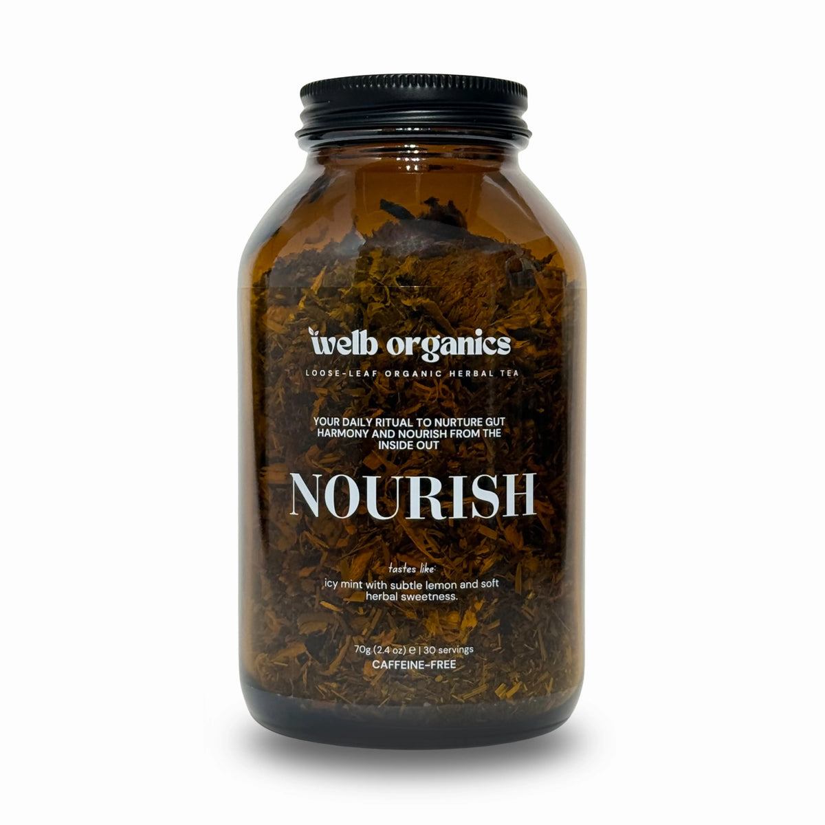 Brewed Nourish Tea as part of a daily wellness ritual