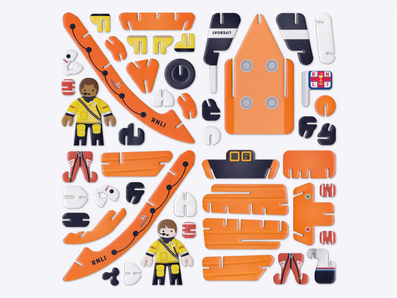 Sustainably sourced Playboard lifeboat toy