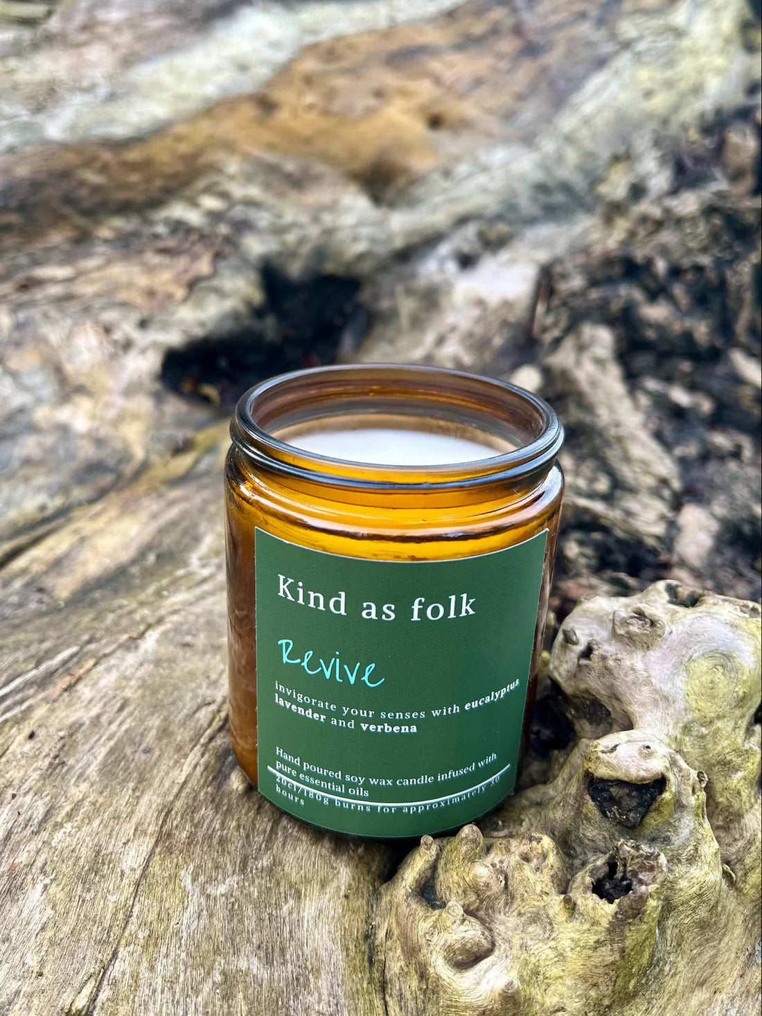 Revive Soy Candle with Lavender and Eucalyptus Essential Oils