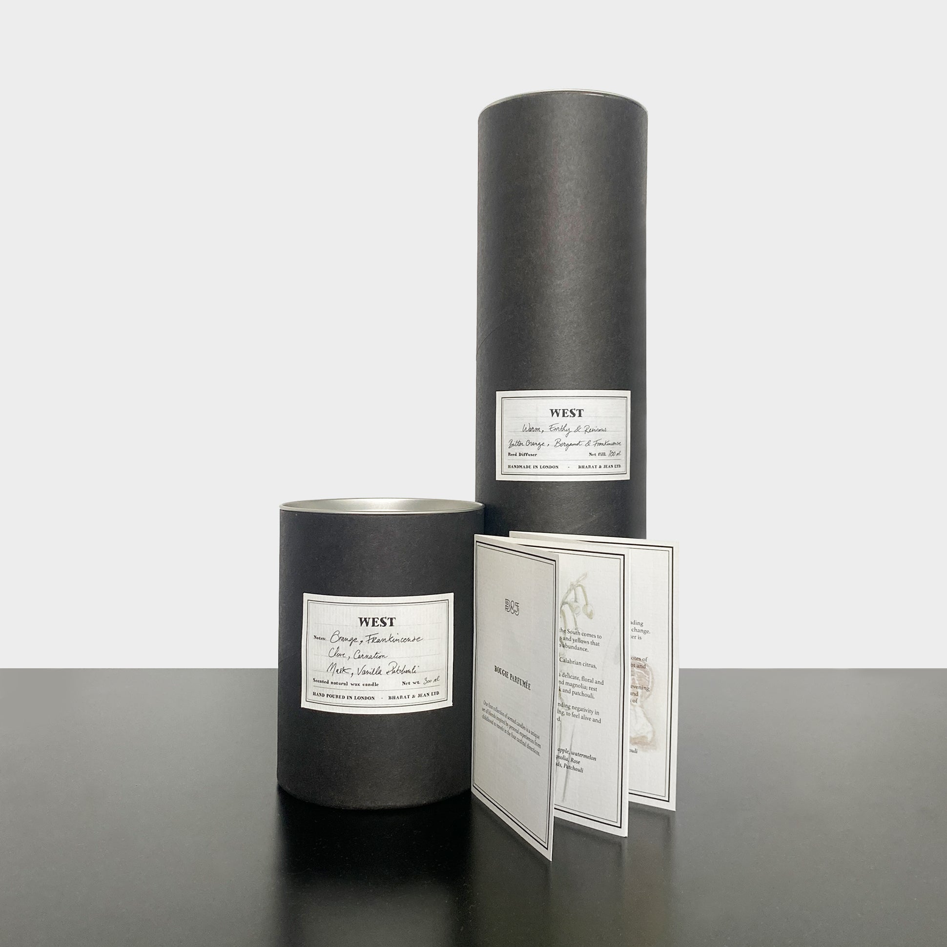 Bharat & Jean West Reed Diffuser packaging tube