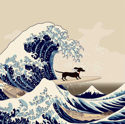 Hokusai's Great Wave Greeting Card