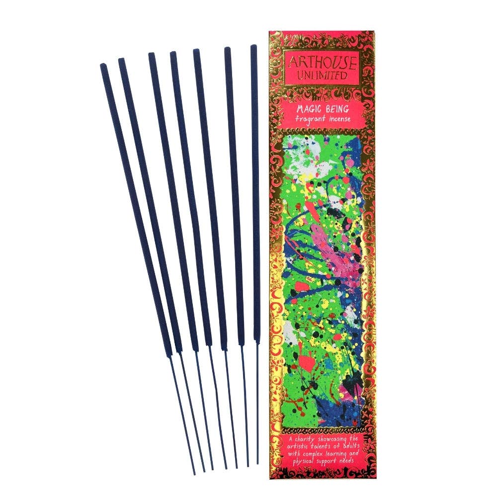Magic Being Natural Incense Sticks with Black Orange, Ylang-Ylang and Cedar