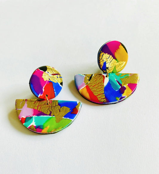 80s  - Medium Stack Earrings