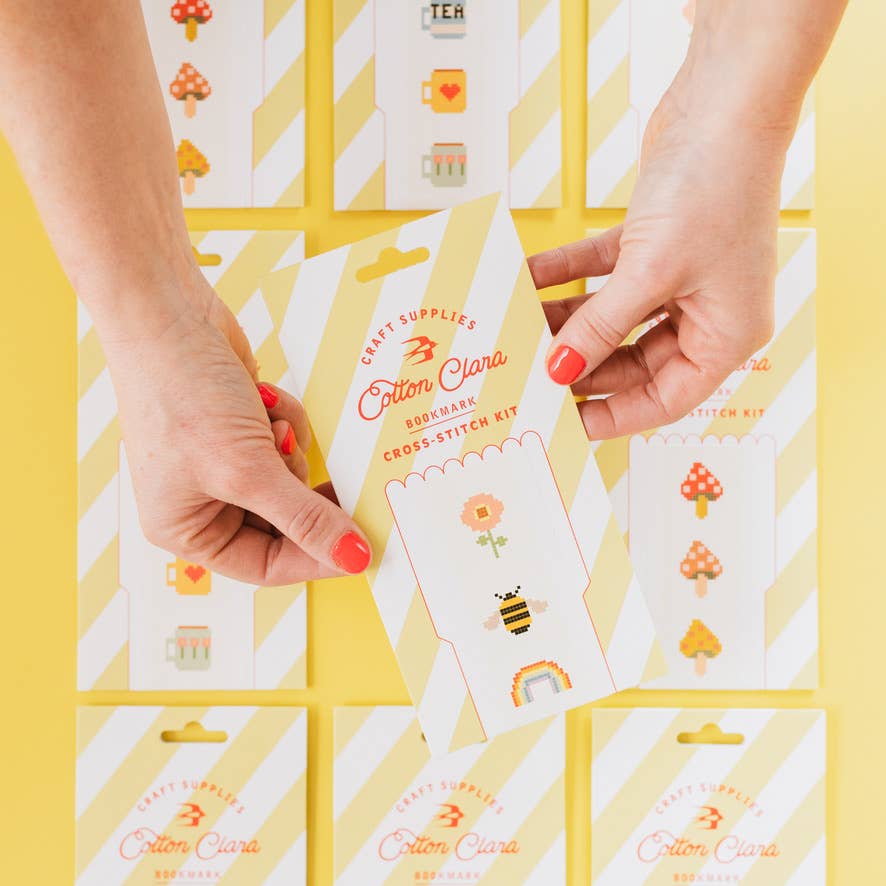 Handmade bookmark with felt backing finish