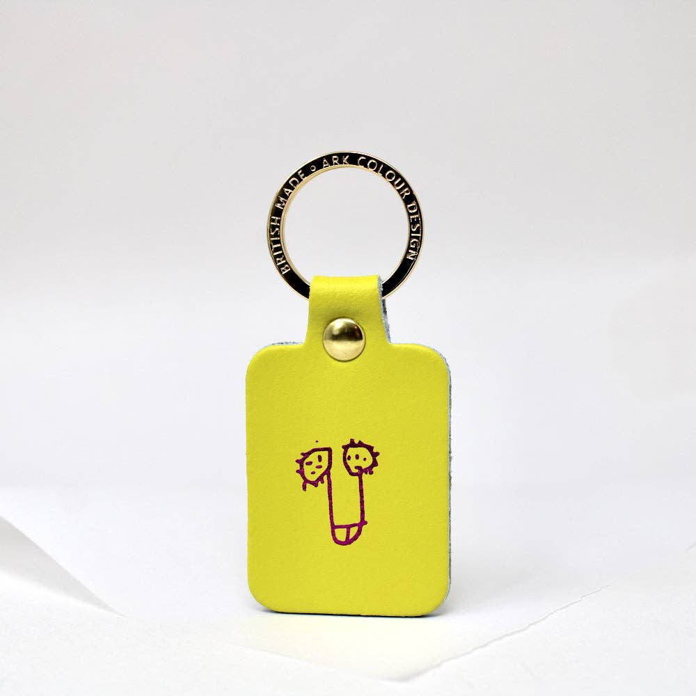 Playful Willy Leather Key Fob | Ark Colour Design