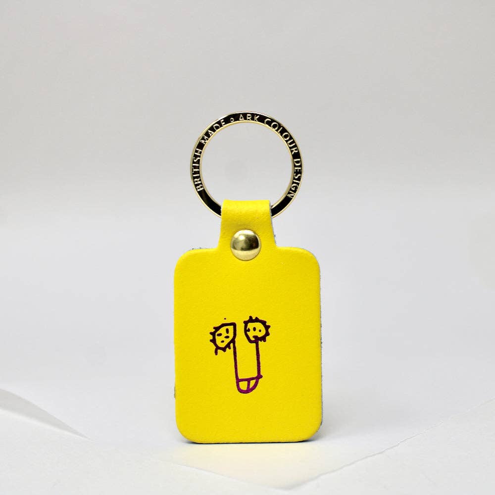 Playful Willy Leather Key Fob | Ark Colour Design