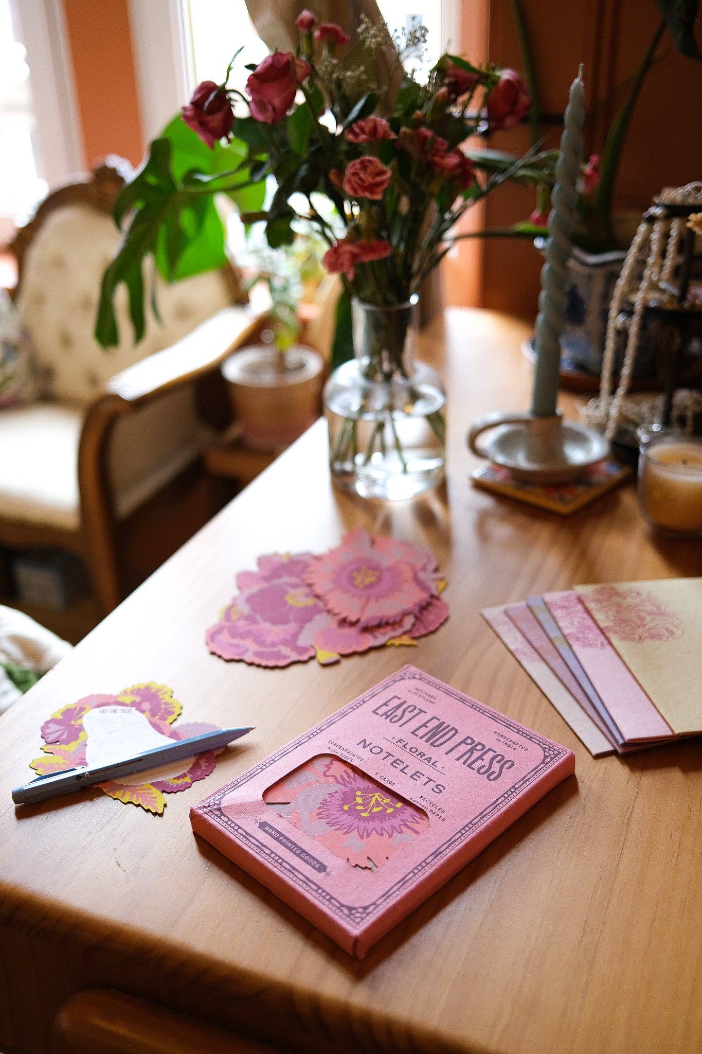 East End Press Floral Notelet Set