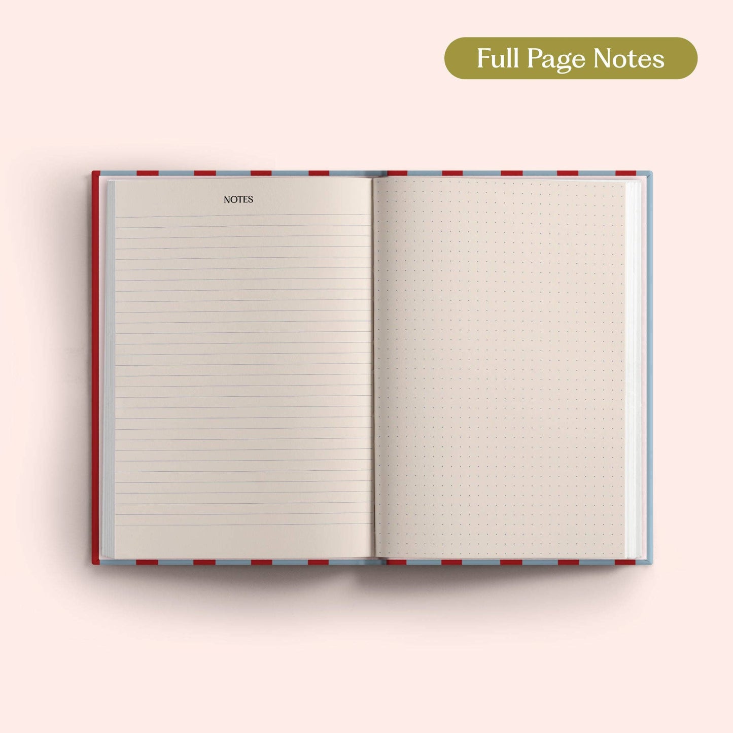 Eco-friendly 2027 diary on a wooden desk