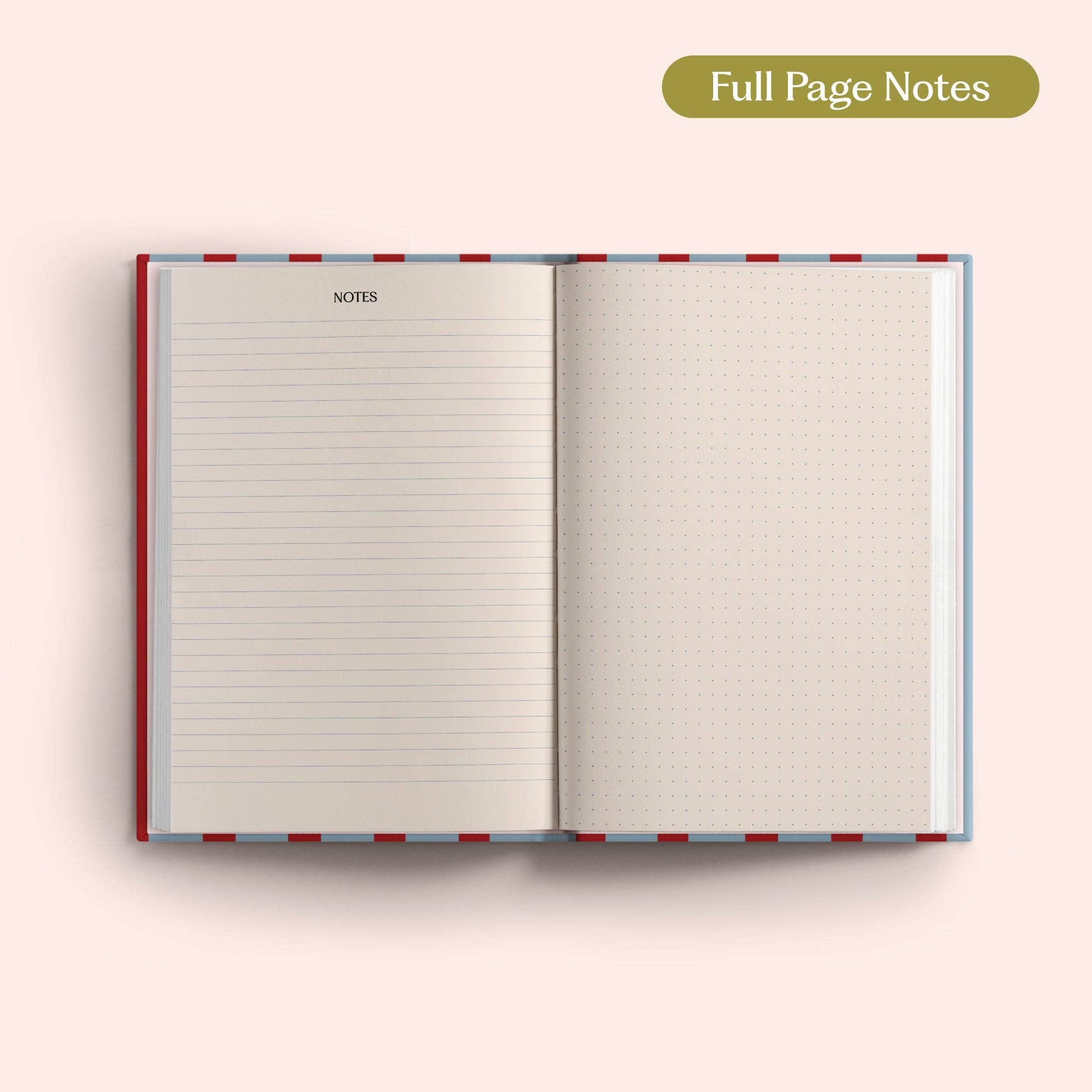 Eco-friendly 2027 diary on a wooden desk
