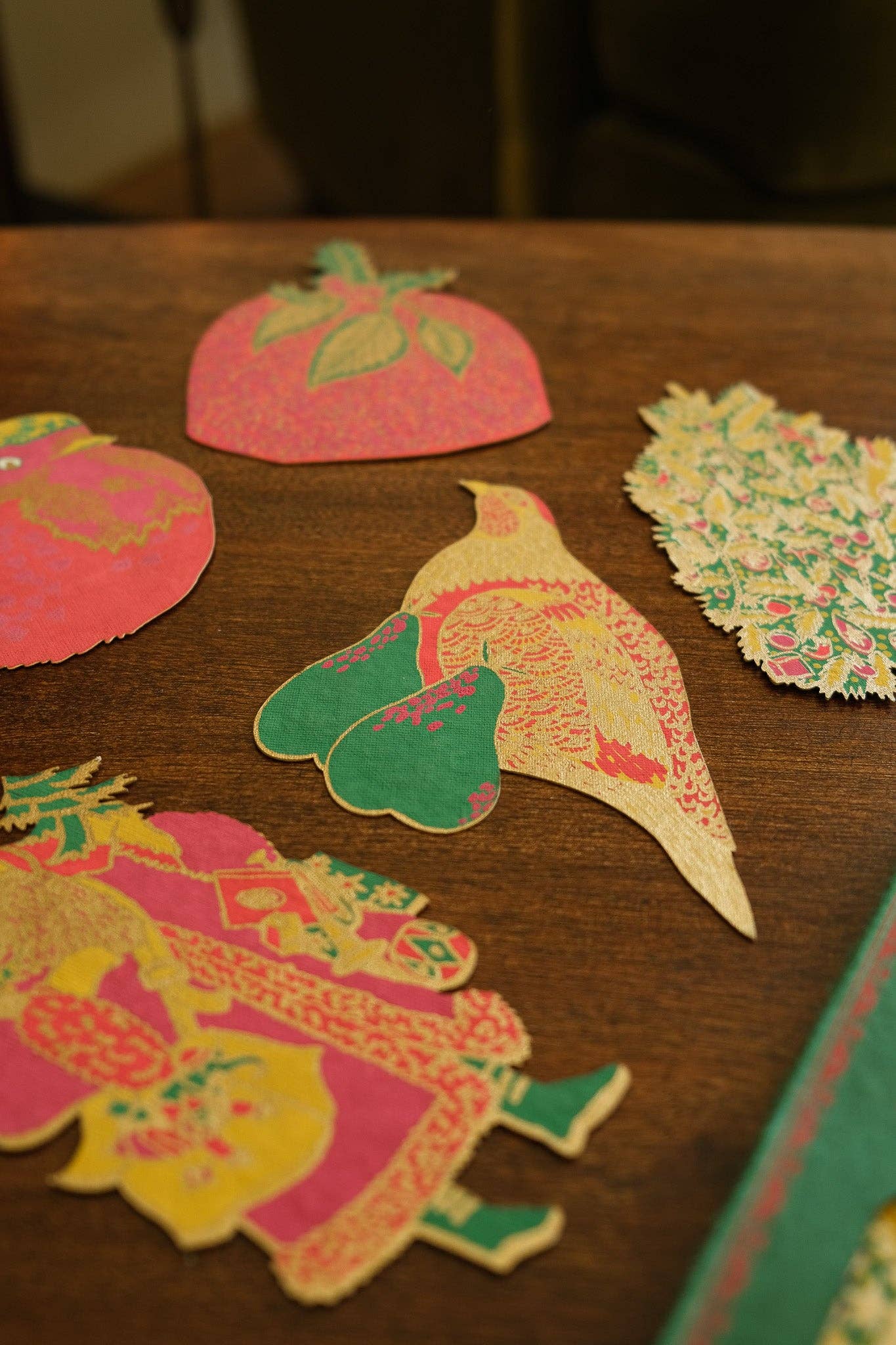 Eco-friendly East End Press Christmas card pack, screen-printed festive tree design on recycled paper.