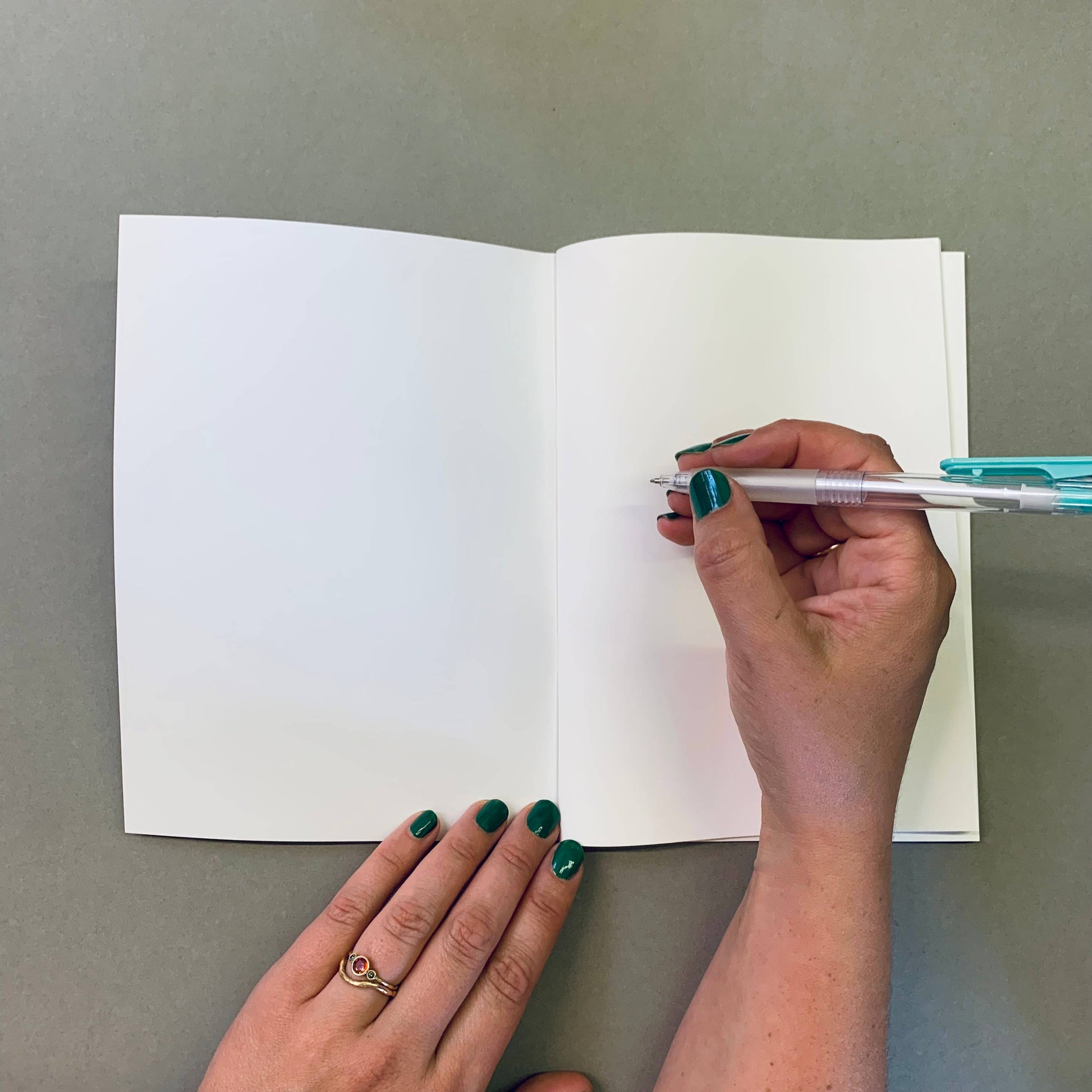 Blank Pages of Lilly Faith's Notebooks.