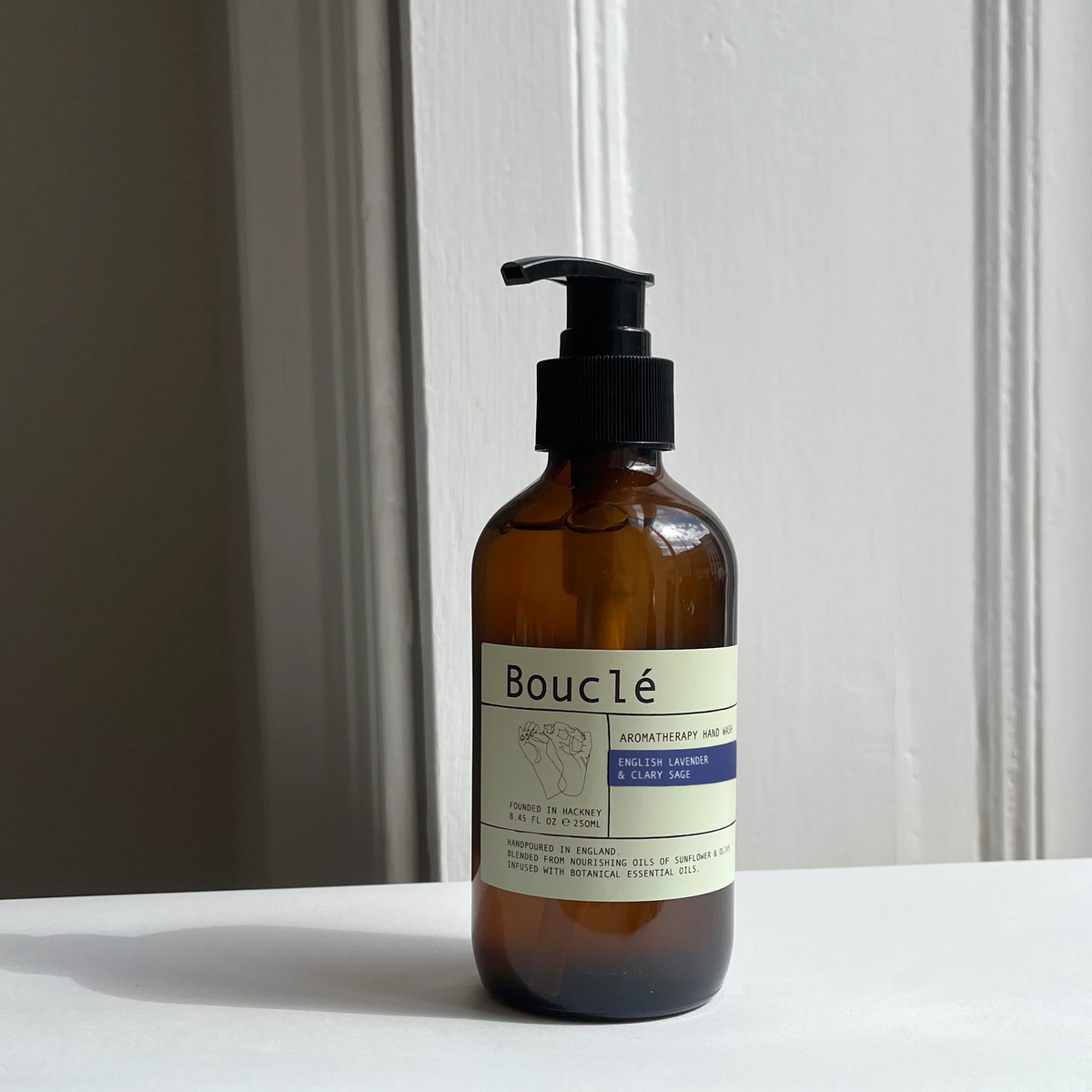 Boucle natural aromatherapy hand wash made in the UK