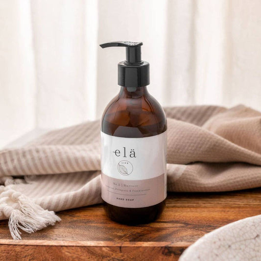 Elä Life Nurture No 2 Hand & Body Soap 300ml bottle with natural essential oils