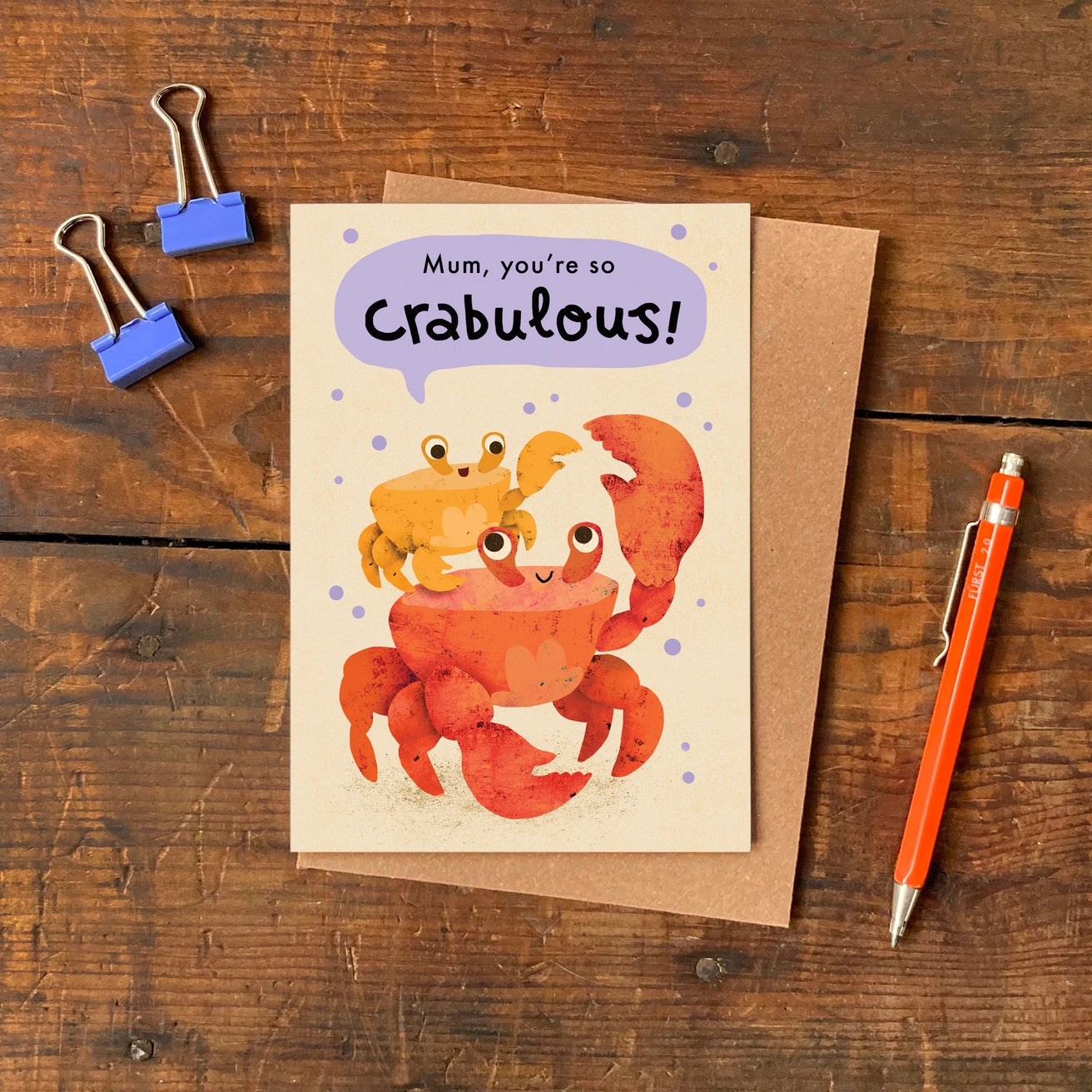 Sustainably sourced Mother's Day card by Emily Nash