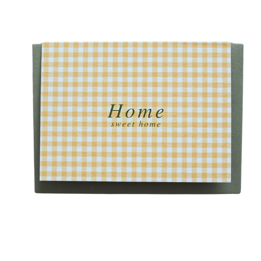 Home Sweet Home Gingham Mini Card with C7 envelope