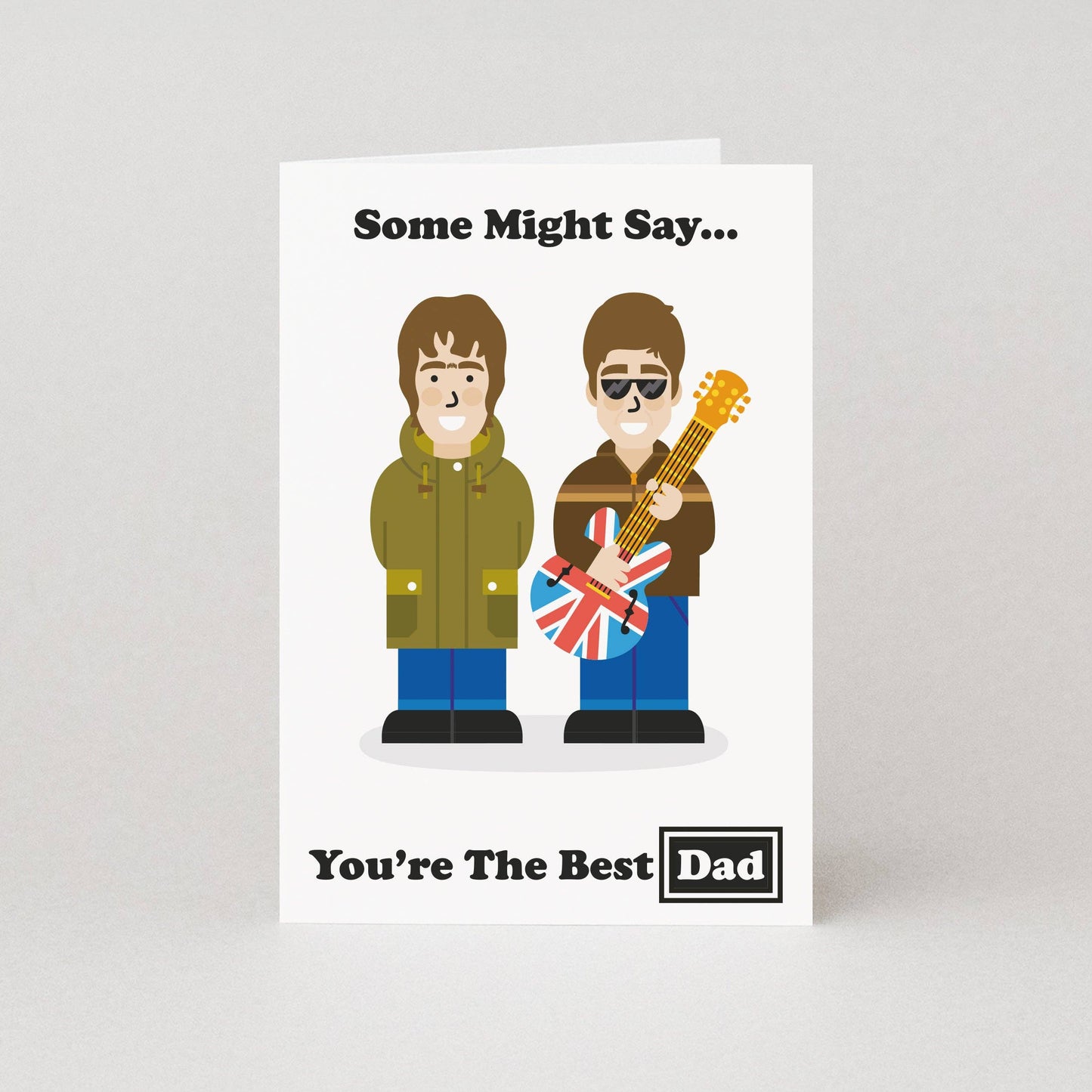 Some Might Say Britpop Father's Day Card by Studio Boketto