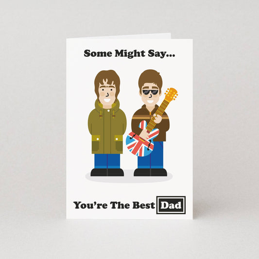 Some Might Say Britpop Father's Day Card by Studio Boketto