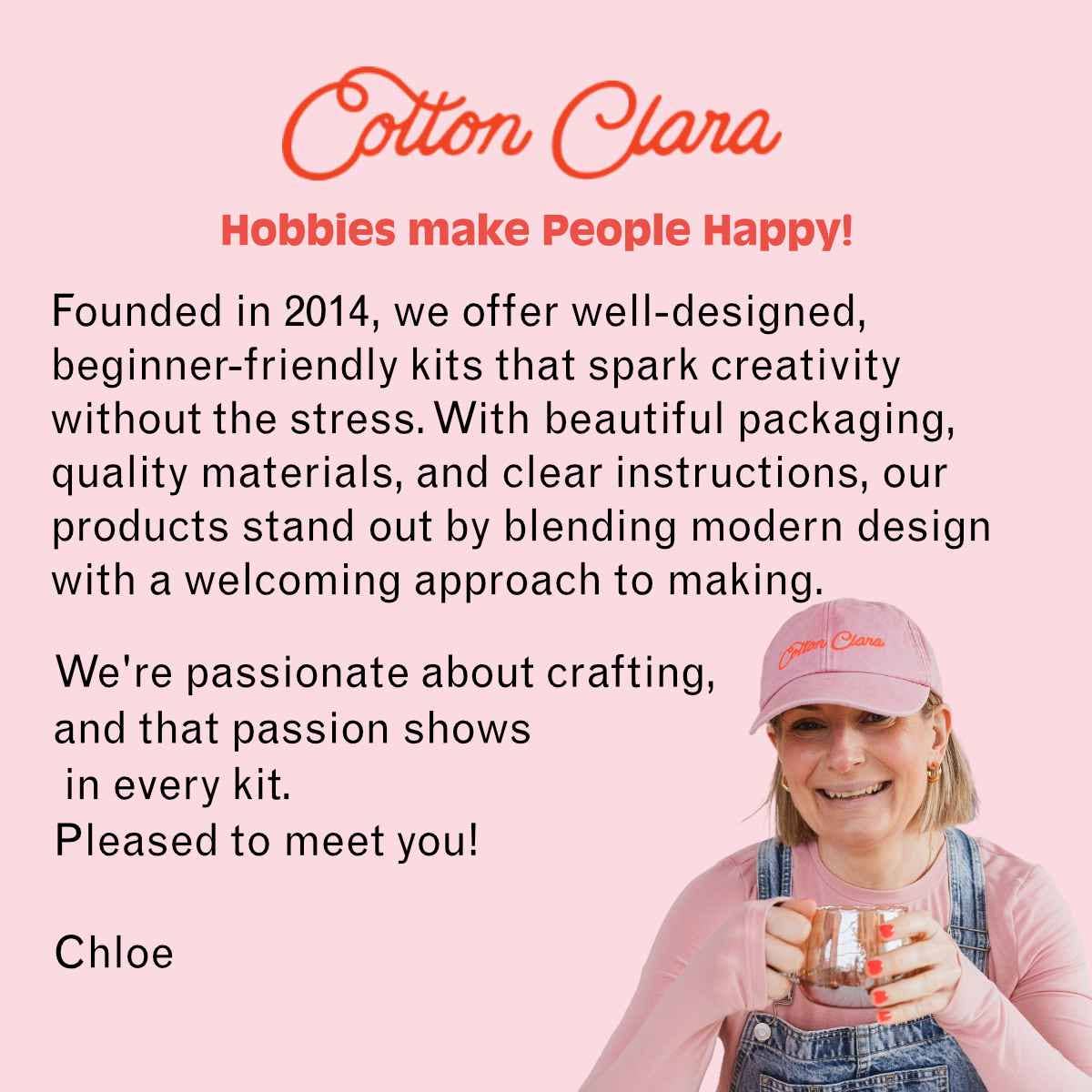 Plastic-free packaging of the autumn bookmark cross stitch kit
