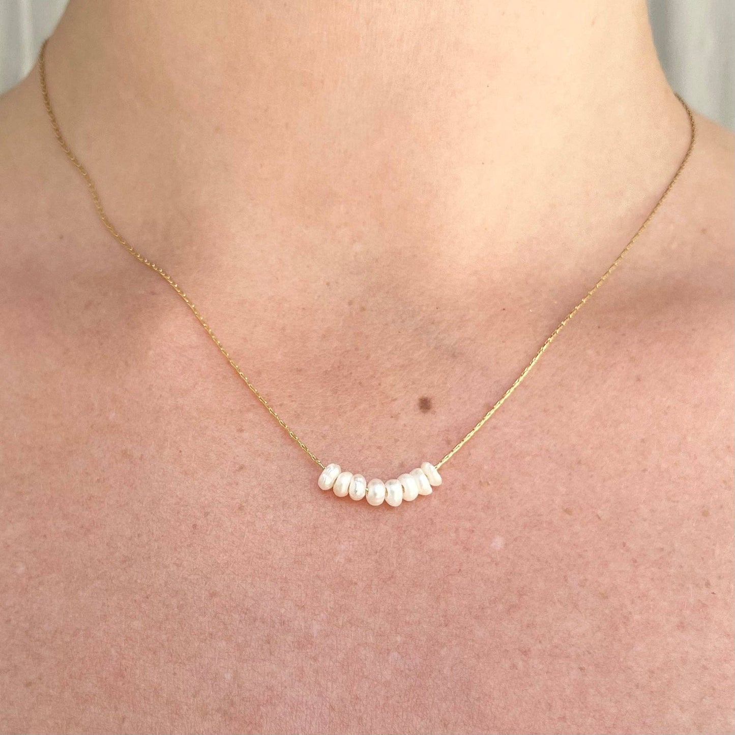Beaded Pearl Necklace