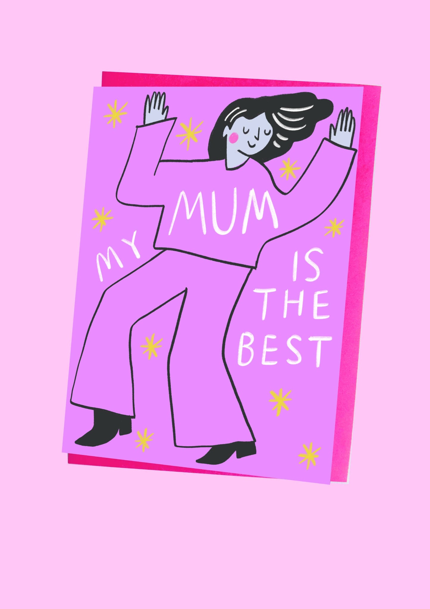 My Mum Is The Best Eco-Friendly Greeting Card by Kitty Kenda