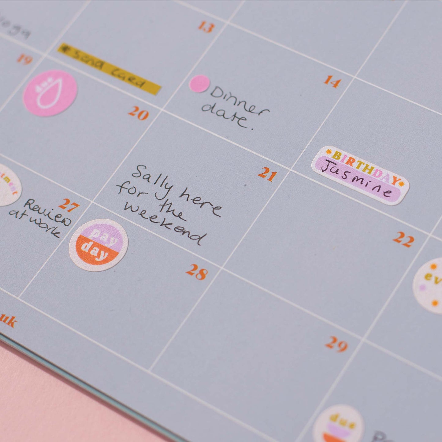 Planner & Calendar Stickers | Recycled Paper Stickers