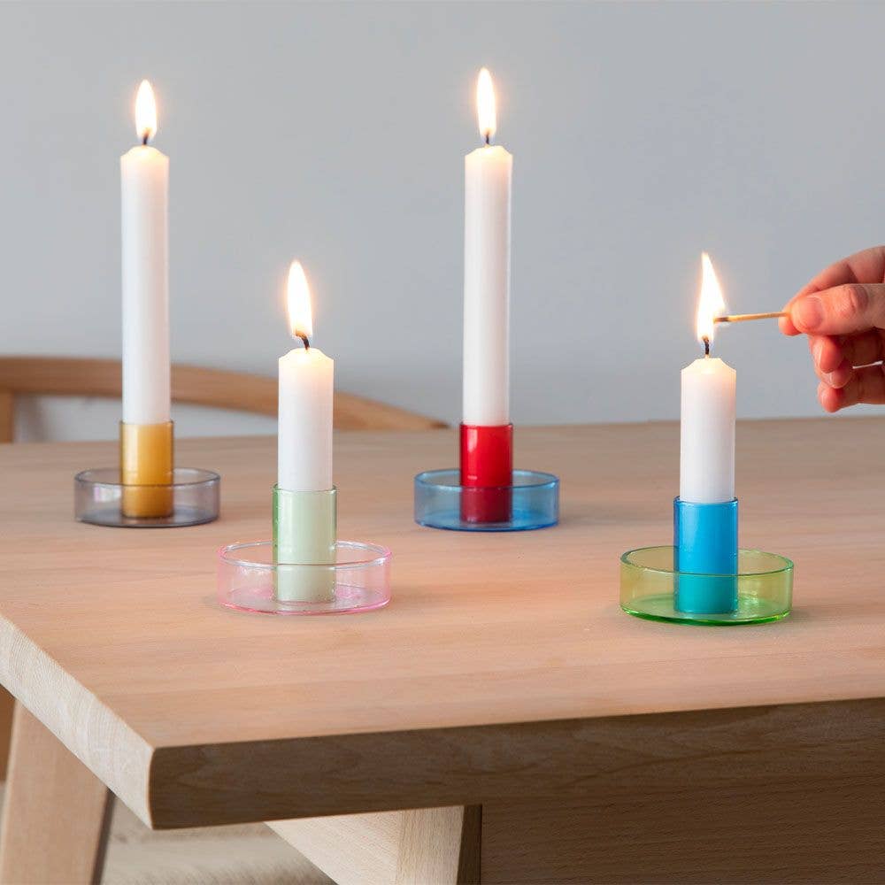 Modern Duo Tone Candle Holder