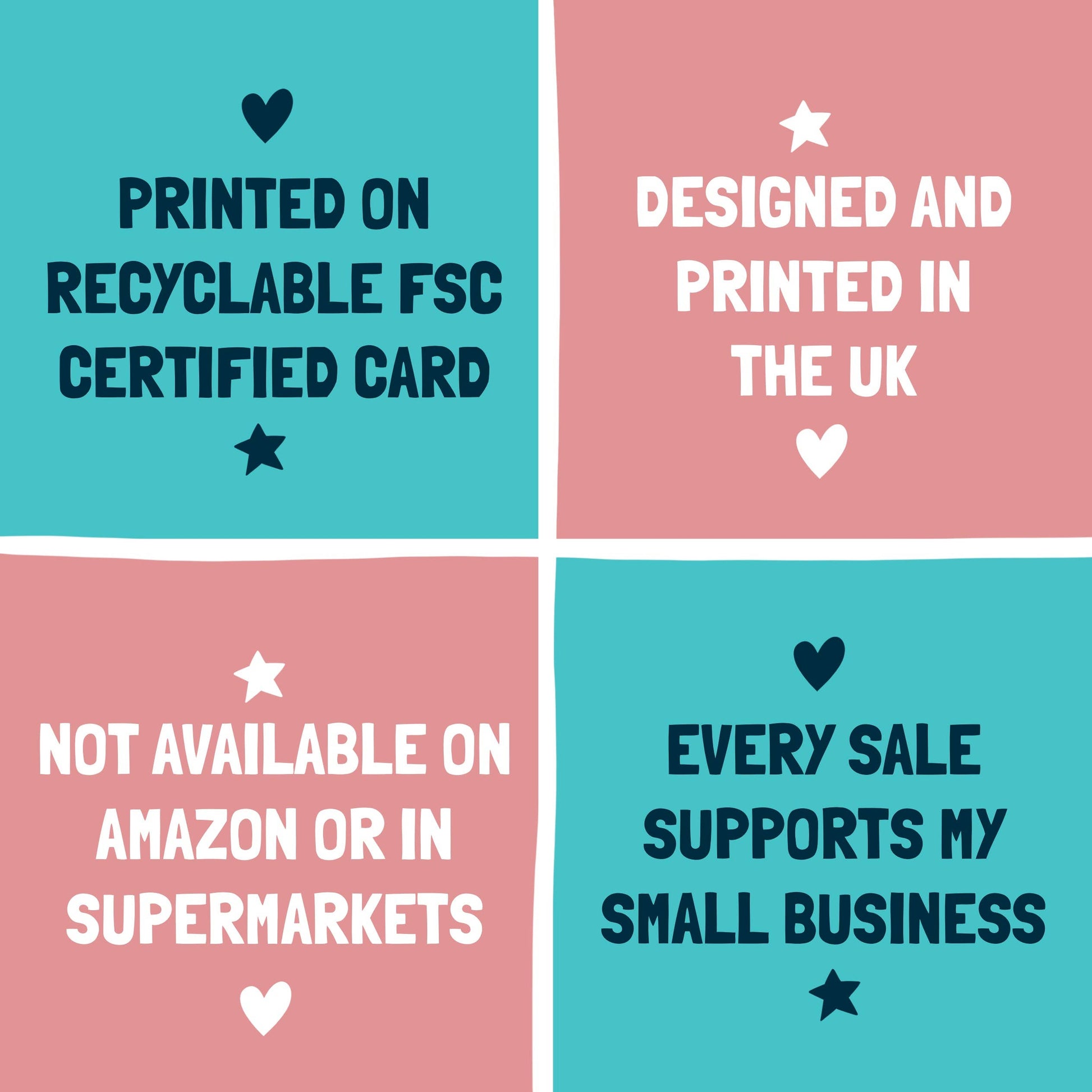 Back of Funny Cat Christmas Card by Running With Scissors