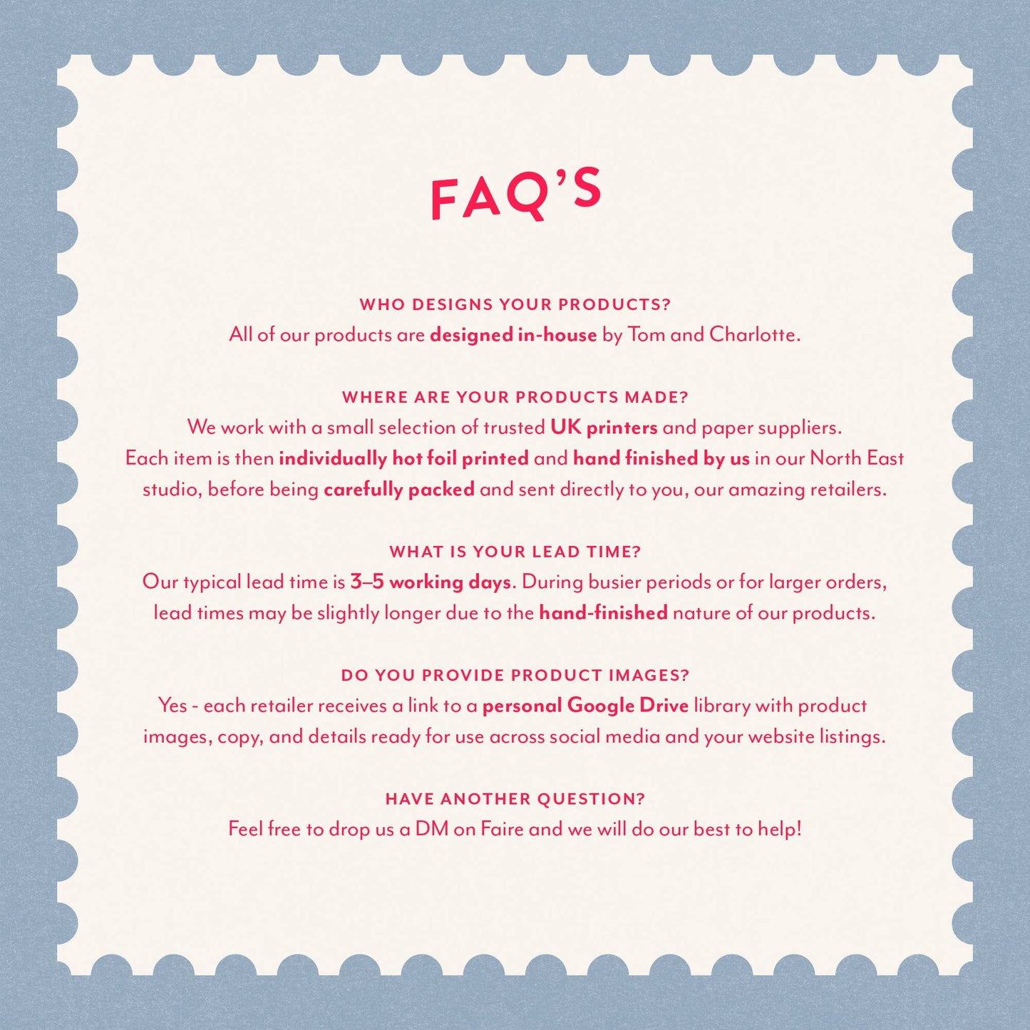 Handmade sustainable stationery UK