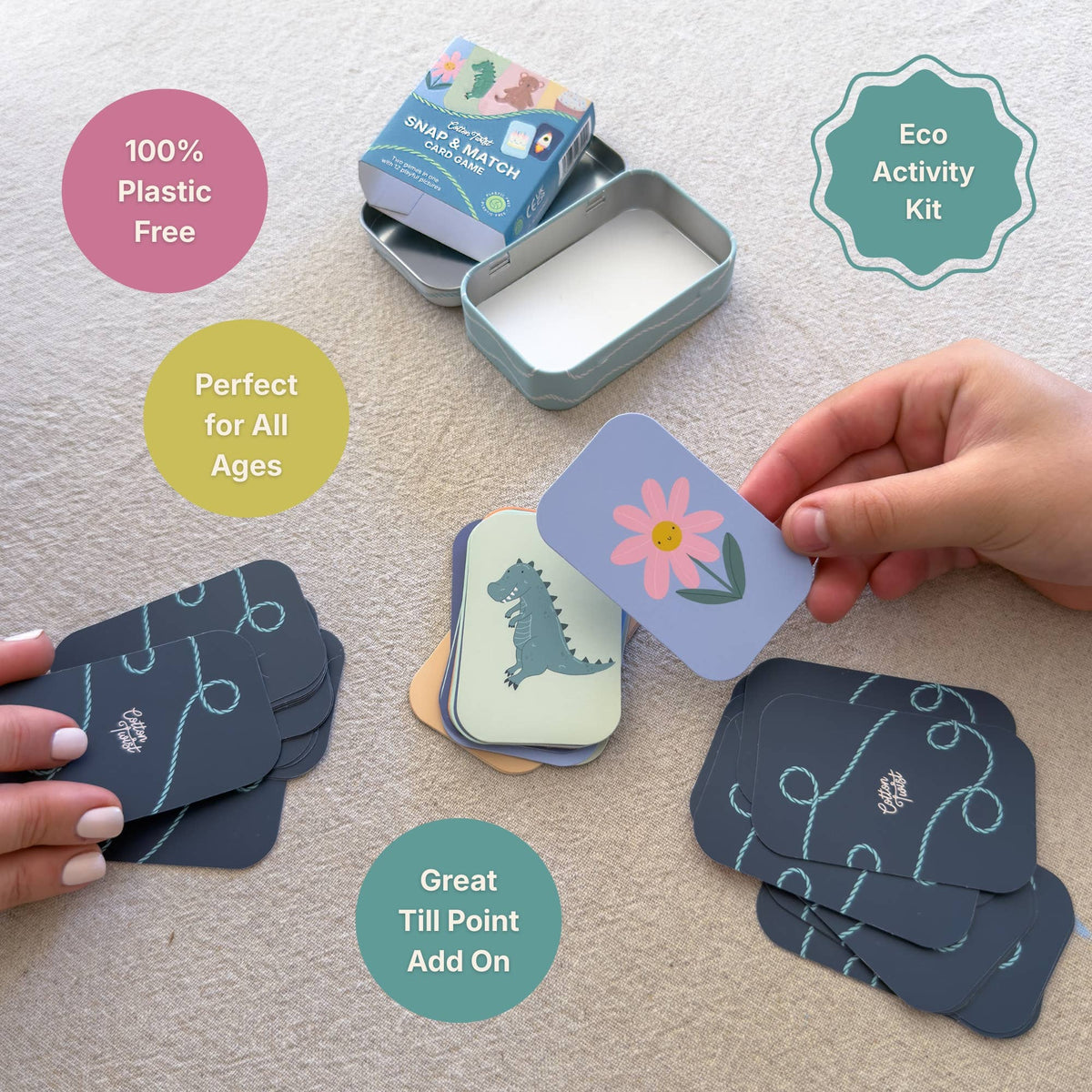 Illustrated picture cards from Snap & Match game